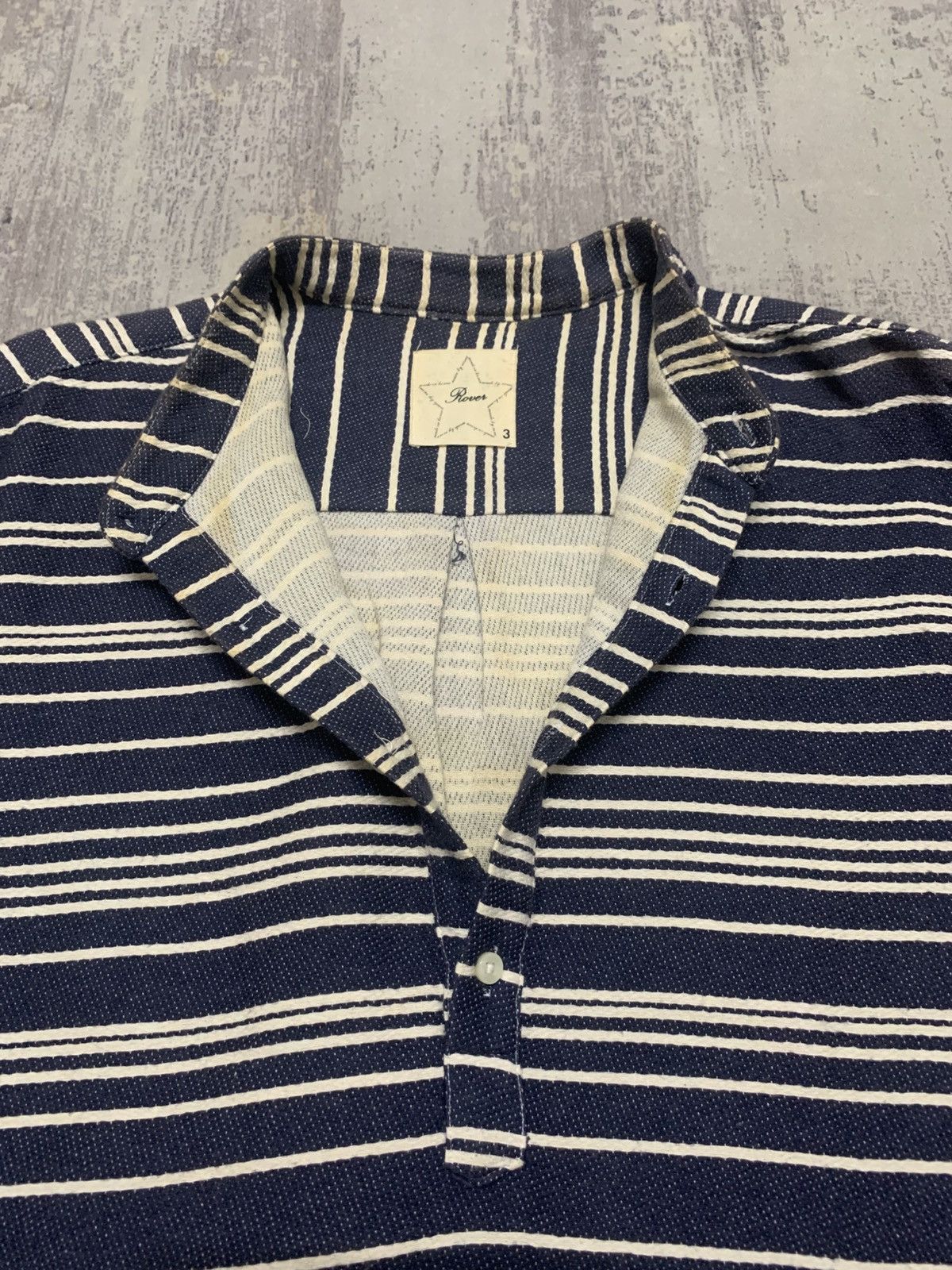 Japanese Brand Japanese Brand Rover Striped Kapital Style Pullover Shirt Size US L / EU 52-54 / 3 - 5 Thumbnail