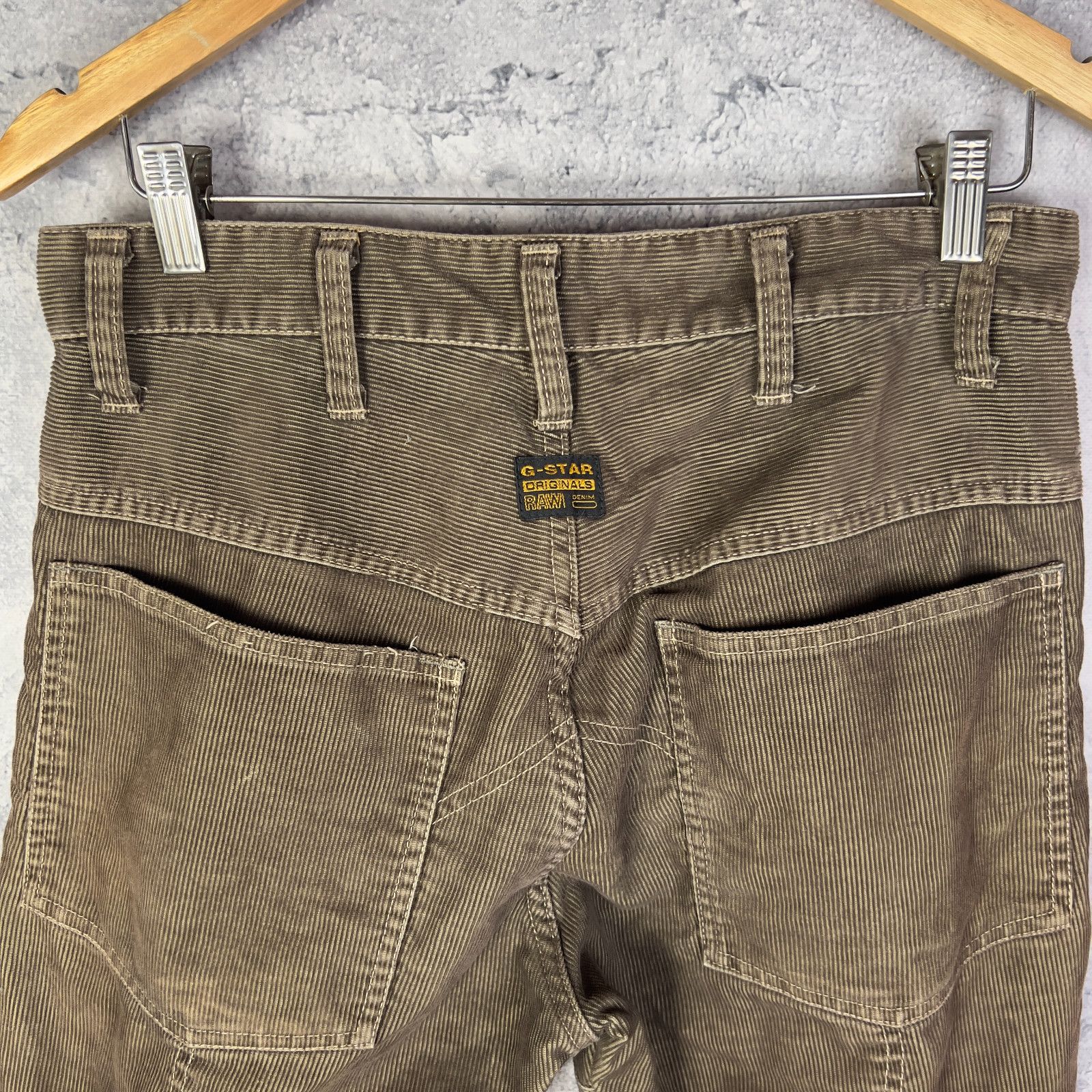 G-Star G-Star Double Knee Pants Corduroy Brown Men's Size 31 ` Size US 31 - 16 Thumbnail