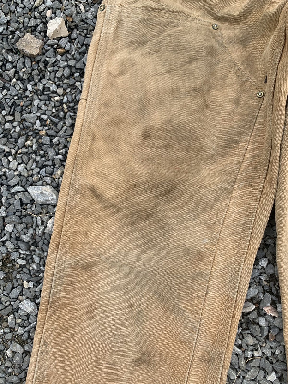 Carhartt VINTAGE CARHART DOUBLE KNEE RUSTY DAMAGE DISTRESSED DENIM Size US 30 / EU 46 - 10 Thumbnail