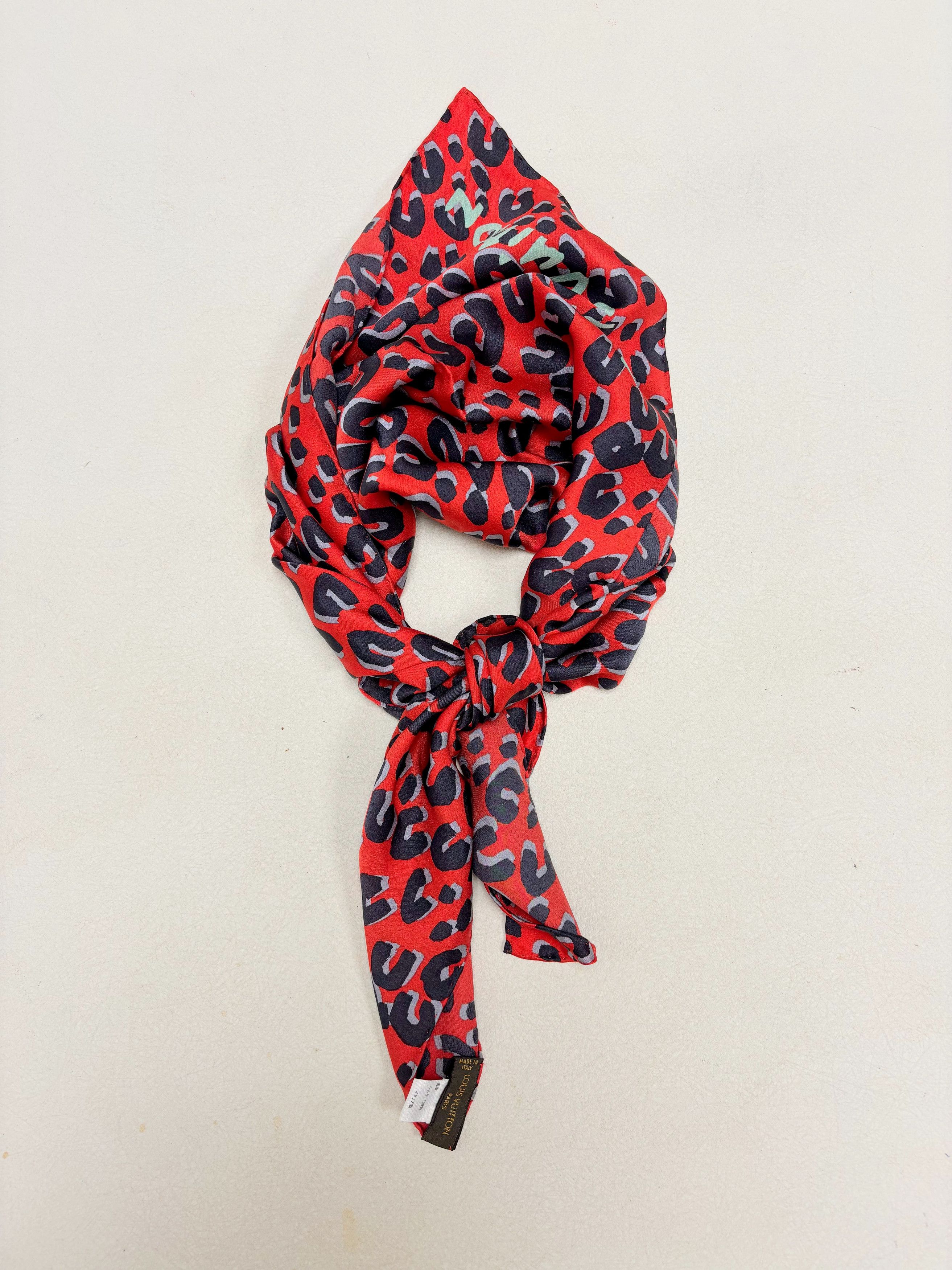 Louis Vuitton x Stephen Sprouse Carré soie Scarves Size ONE SIZE - 1 Thumbnail