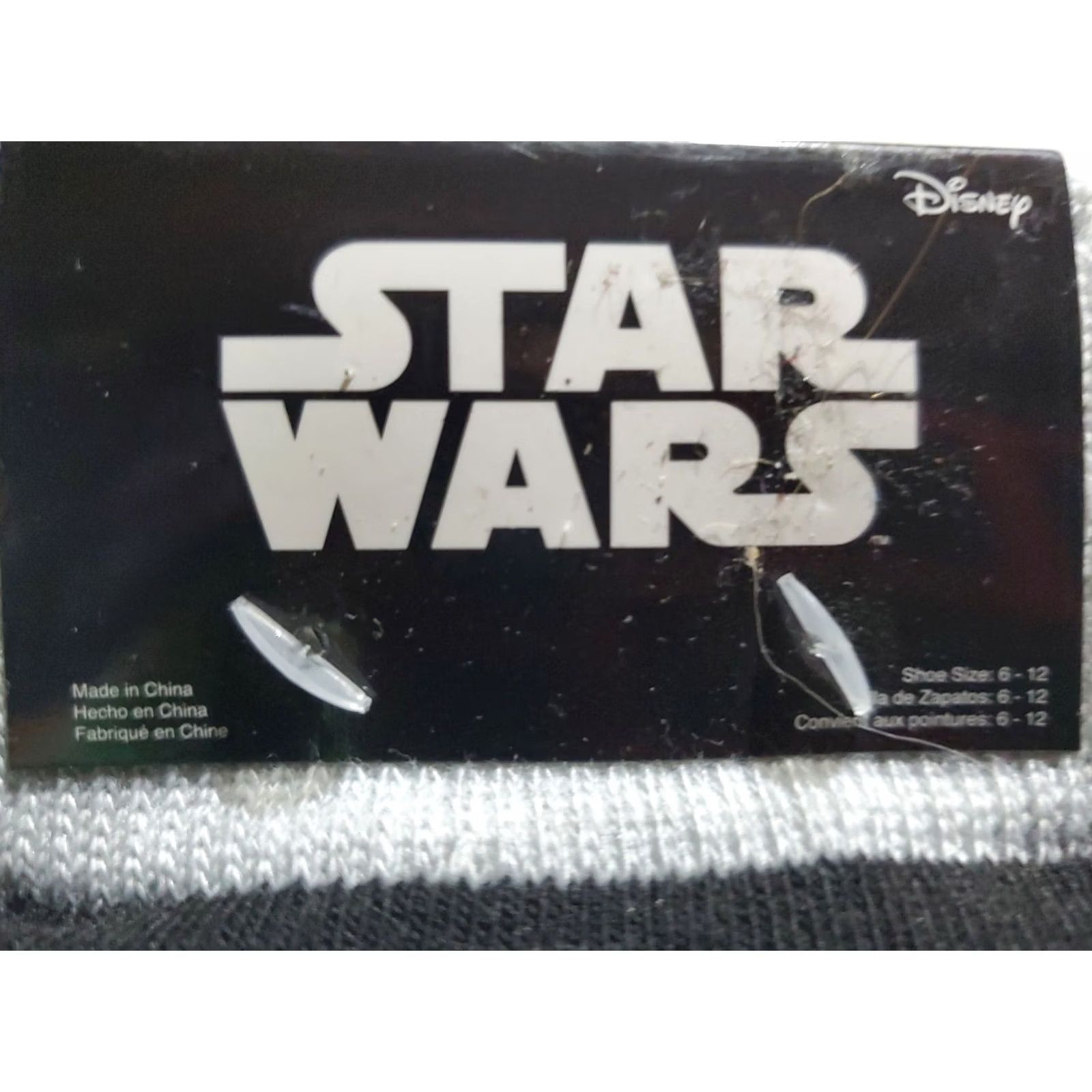 Star Wars Star Wars Mandalorian Grogu The Child Novelty Socks Crew Adult 6-12 Black Size ONE SIZE - 5 Thumbnail