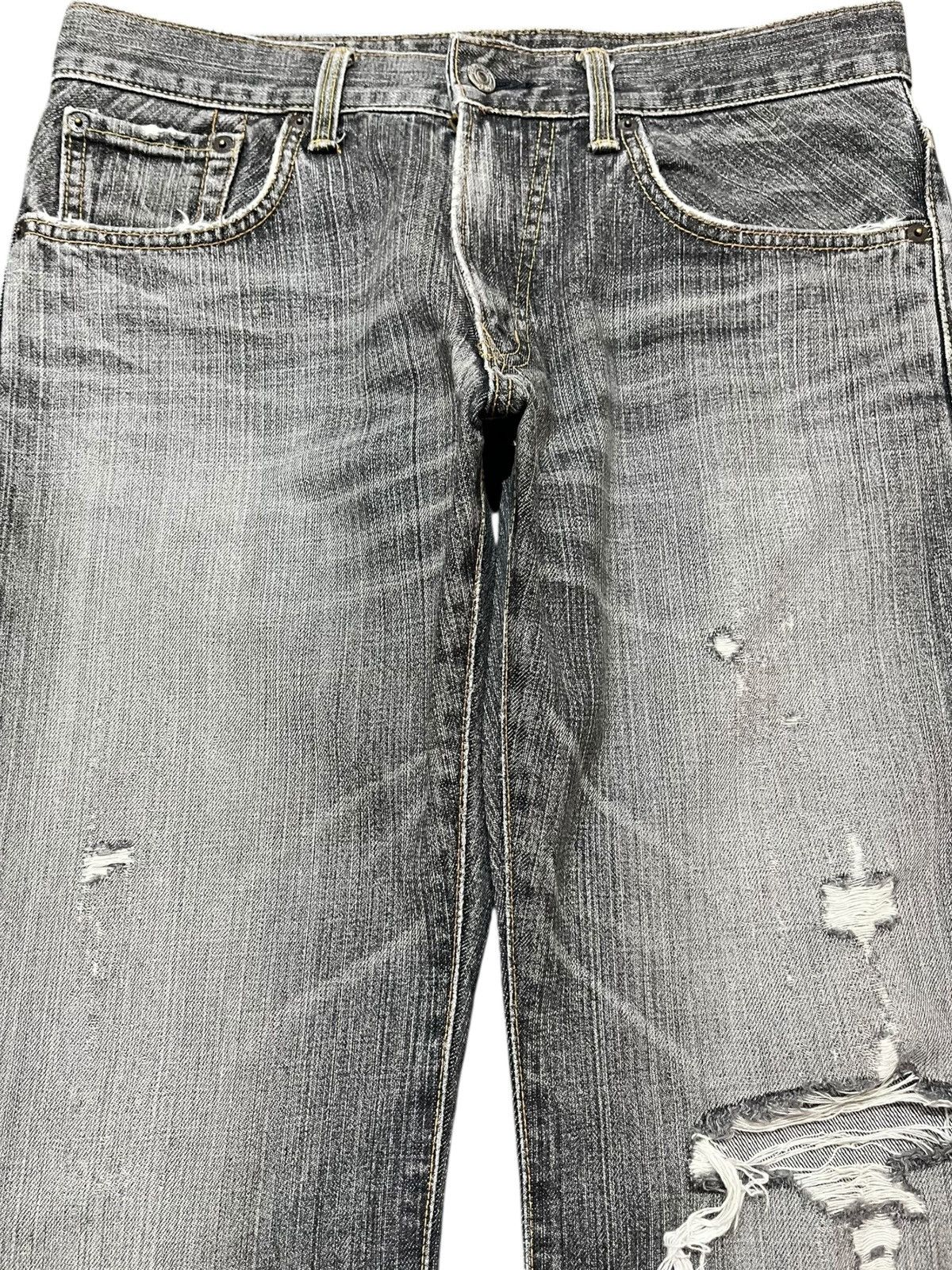 Edwin Vintage Edwin Exclusive Vintage Faded GrungeDistressed Denim Size US 32 / EU 48 - 2 Thumbnail