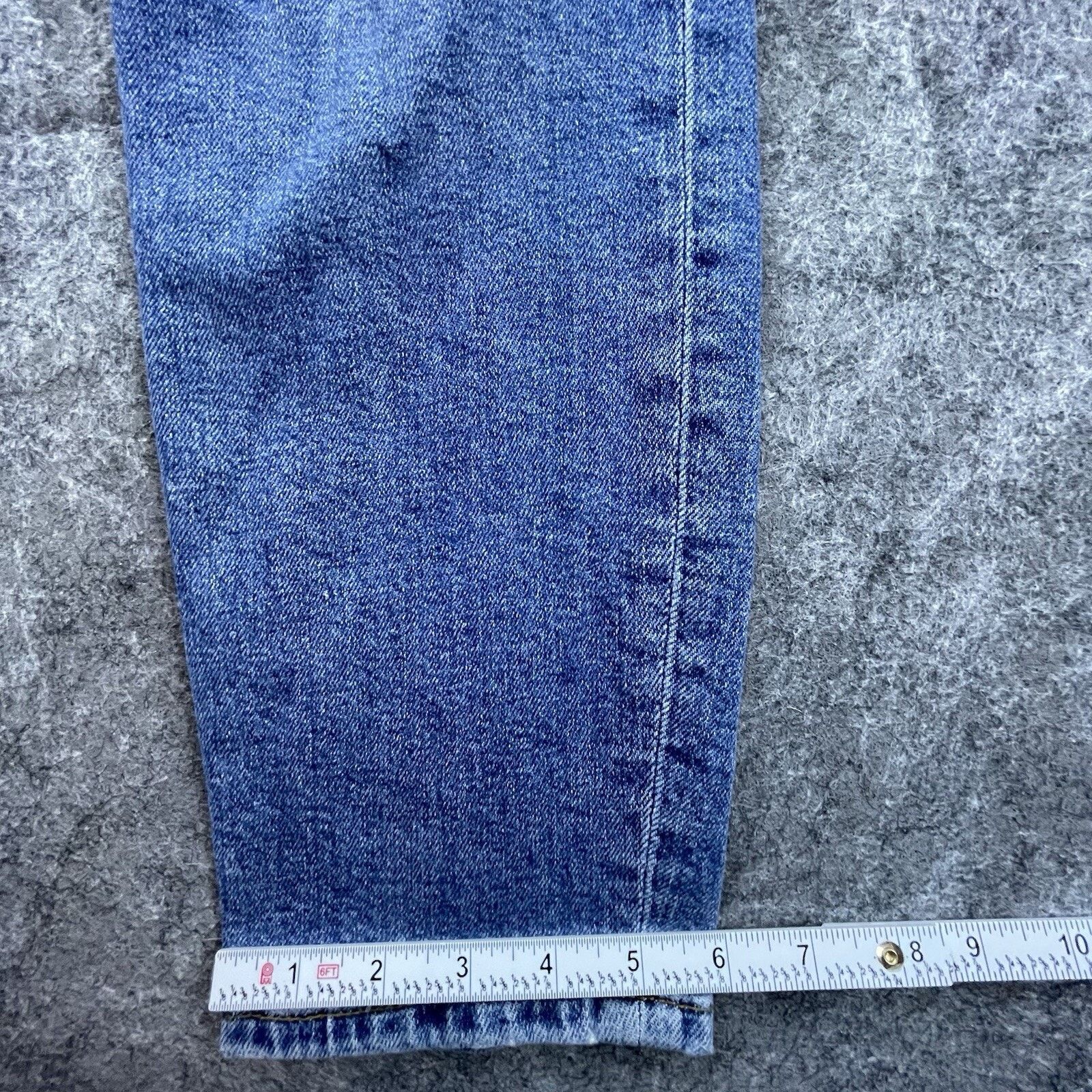 RE/DONE Re/Done Jeans Womens 31 Blue 90s High Rise Ankle Crop Size 31" - 8 Thumbnail
