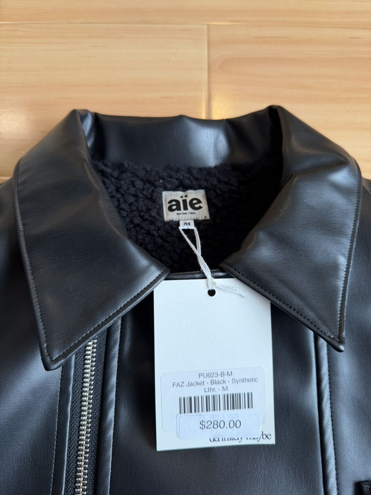 Nepenthes Nepenthes AÏE FAZ Jacket Black Synthetic Leather Size US M / EU 48-50 / 2 - 10 Thumbnail