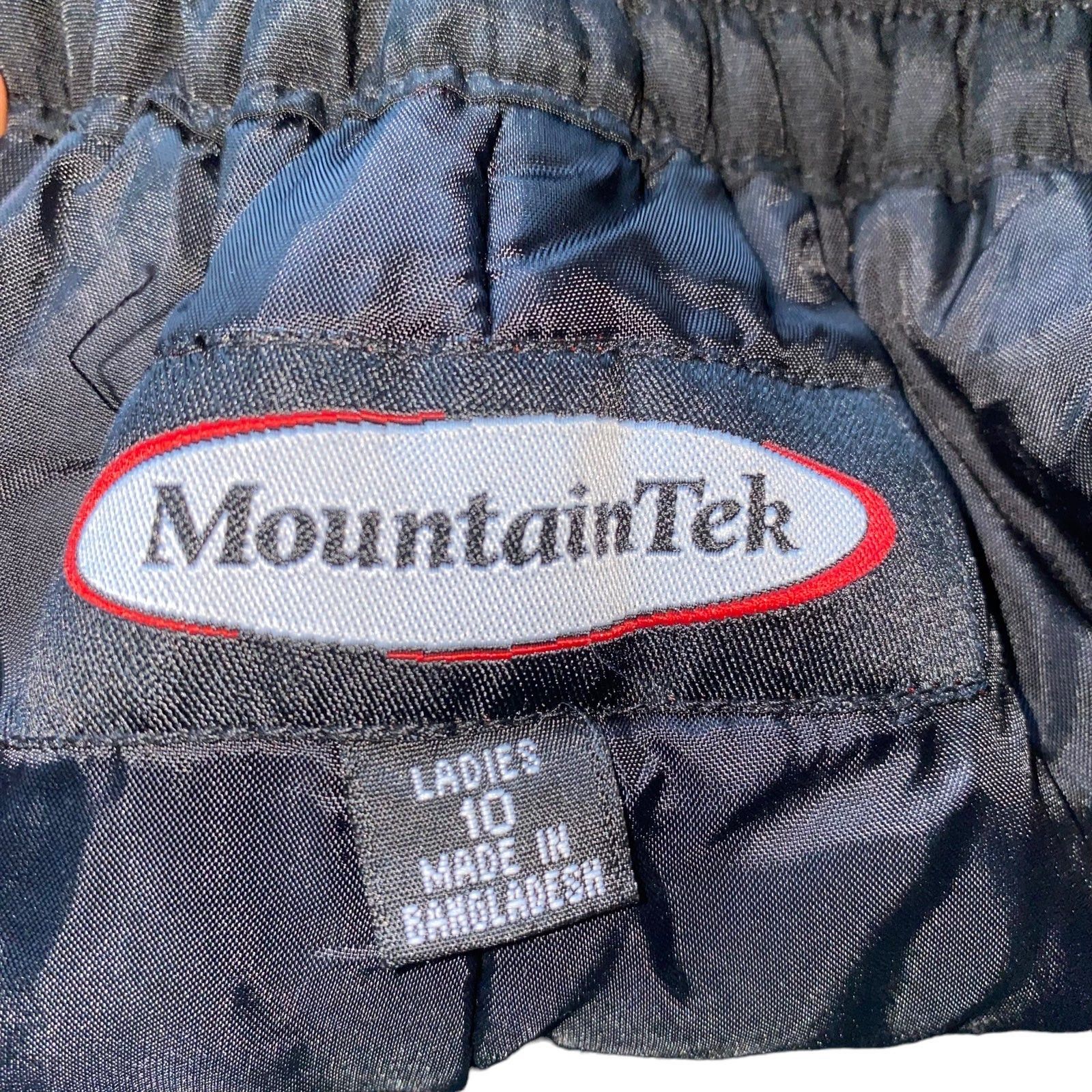 Vintage Mountain Tek side zip leg Elastic Waist Fully Lined Pants 10 Size 32" / US 10 / IT 46 - 7 Thumbnail