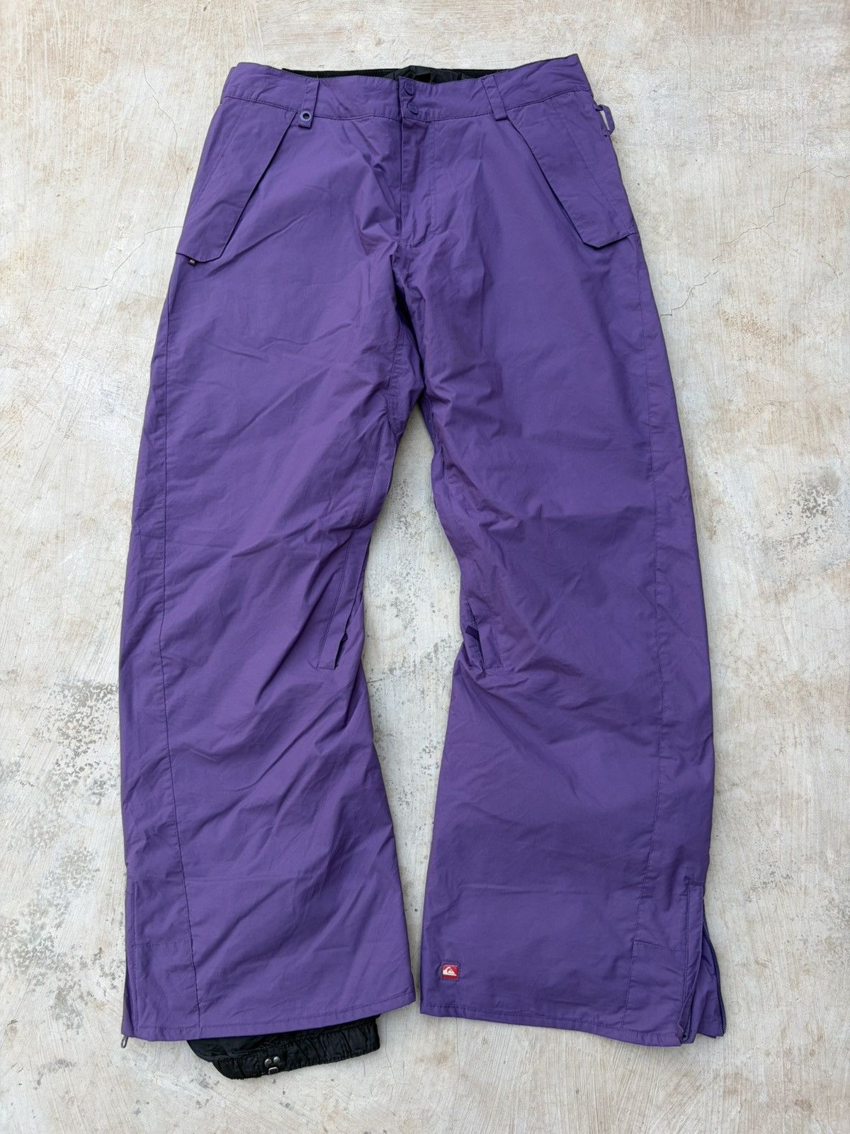 Quiksilver Vintage 00s Quiksilver Purple Insulated Snow Ski Pants Size US 34 / EU 50 - 4 Thumbnail