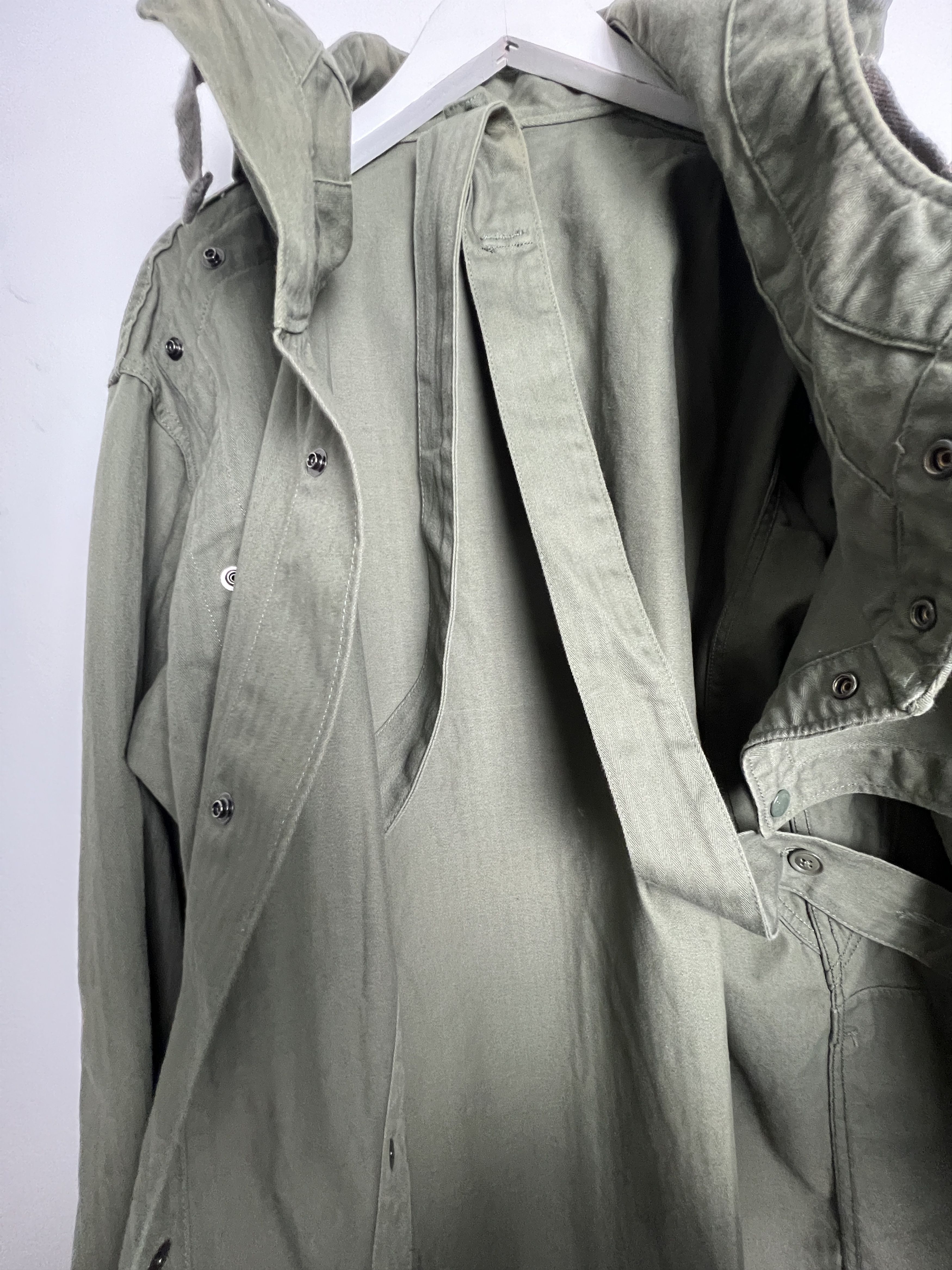 Engineered Garments Sonor Herringbone Asymmetrical Cotton Shirt Jacket Size US M / EU 48-50 / 2 - 10 Thumbnail