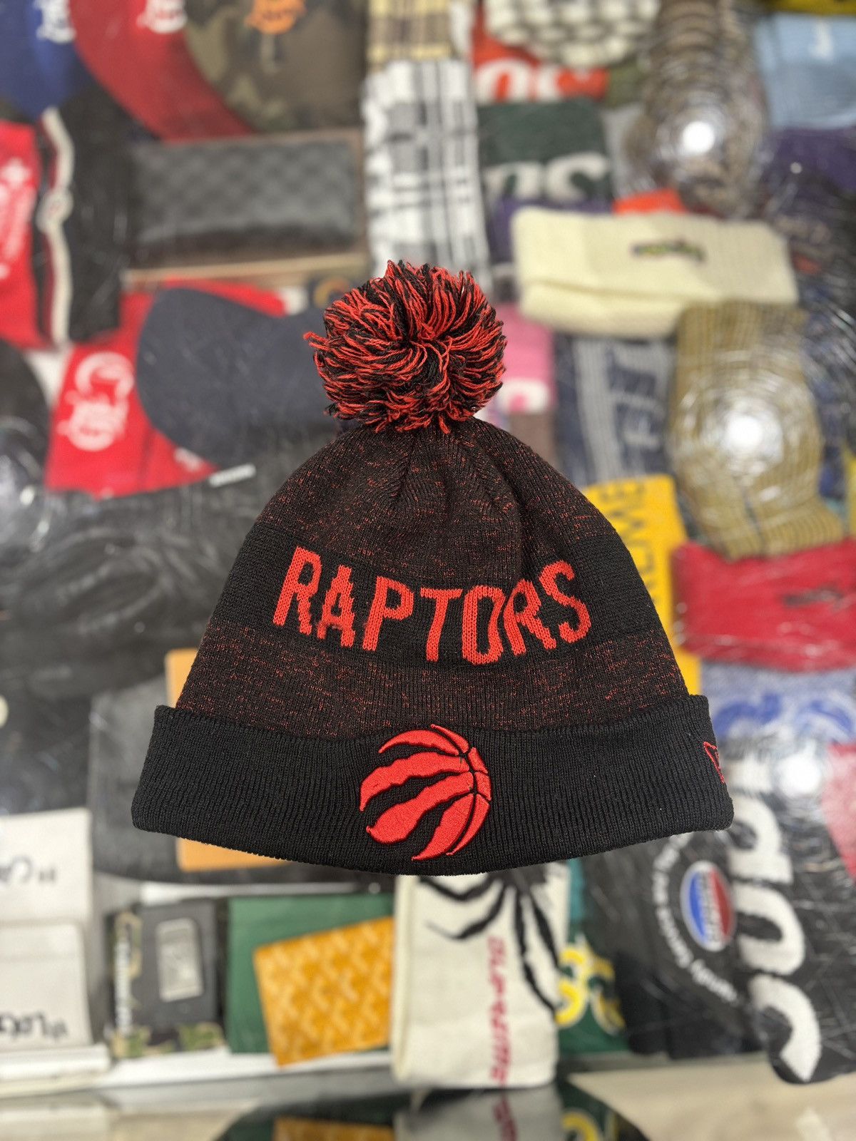 Other Toronto Raptors Beanie Black / Red Size ONE SIZE - 1 Thumbnail