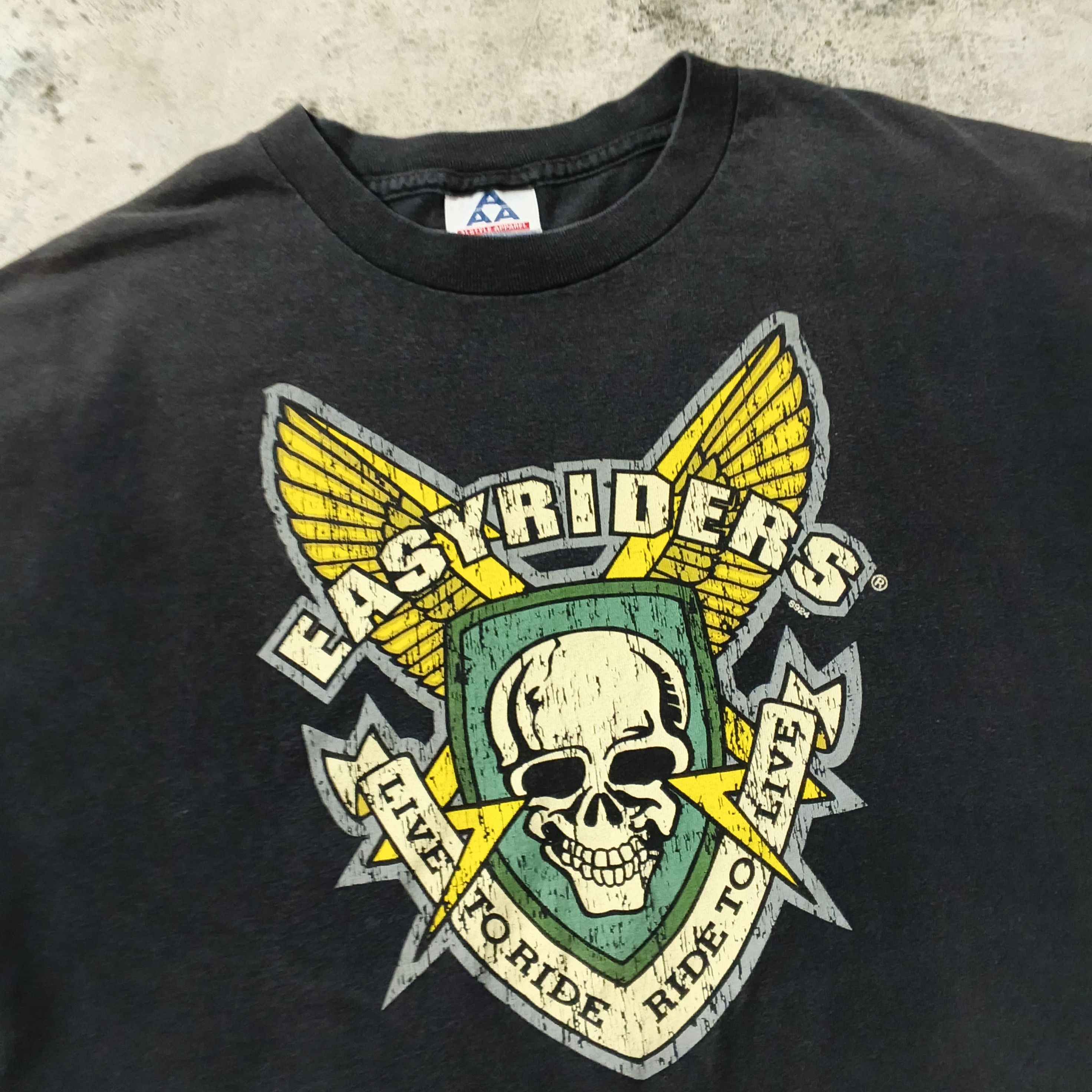 Harley Davidson Vintage Easyriders Dallas Biker Skull Wings Size US L / EU 52-54 / 3 - 3 Thumbnail