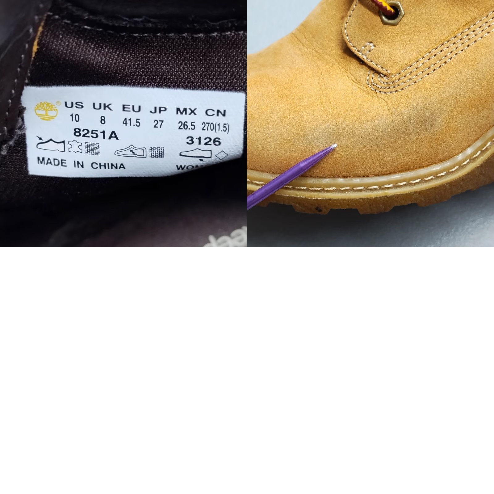 Timberland Timberland Earthkeepers Wedge Heel Boots Womens Size 10 Brown Lace Up 8251A Size US 10 / IT 40 - 8 Thumbnail