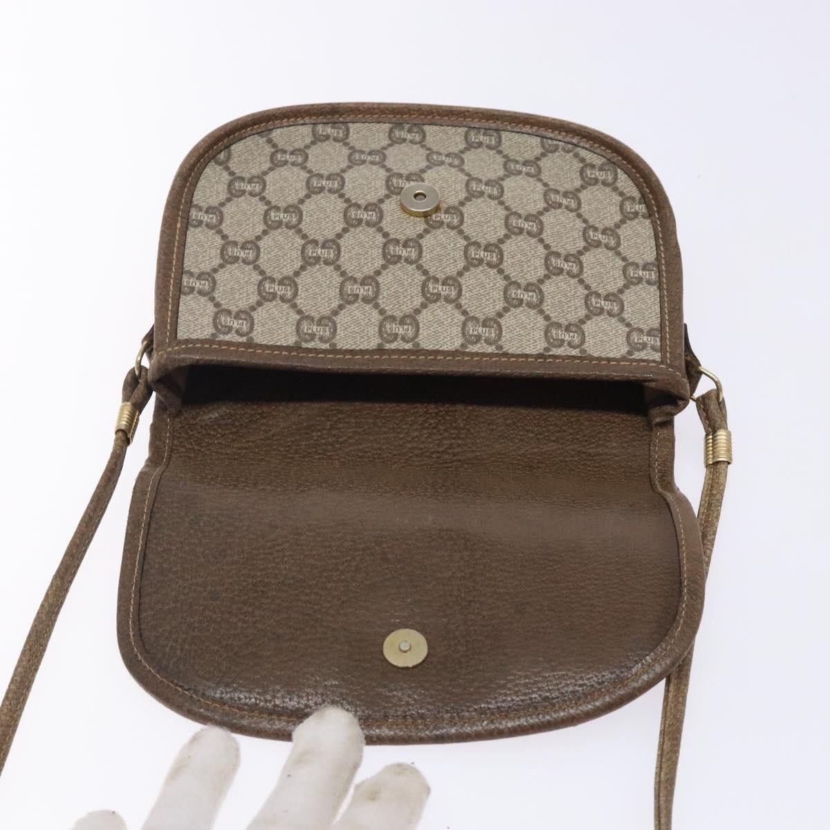 Gucci GUCCI GG Plus Supreme Shoulder Bag Pvc Beige Gold Size ONE SIZE - 15 Thumbnail