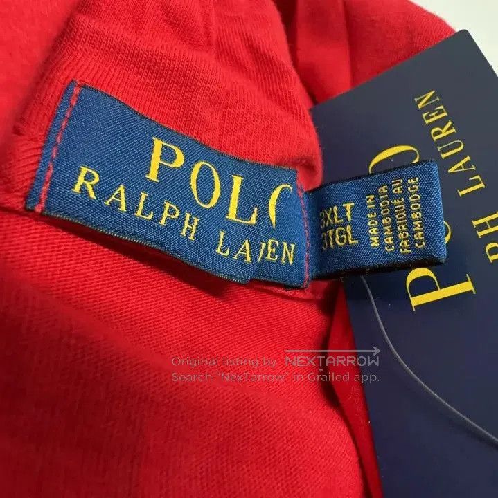 Polo Ralph Lauren Polo Ralph Lauren Bear Print Hooded Long. Size US XXL / EU 58 / 5 - 6 Thumbnail