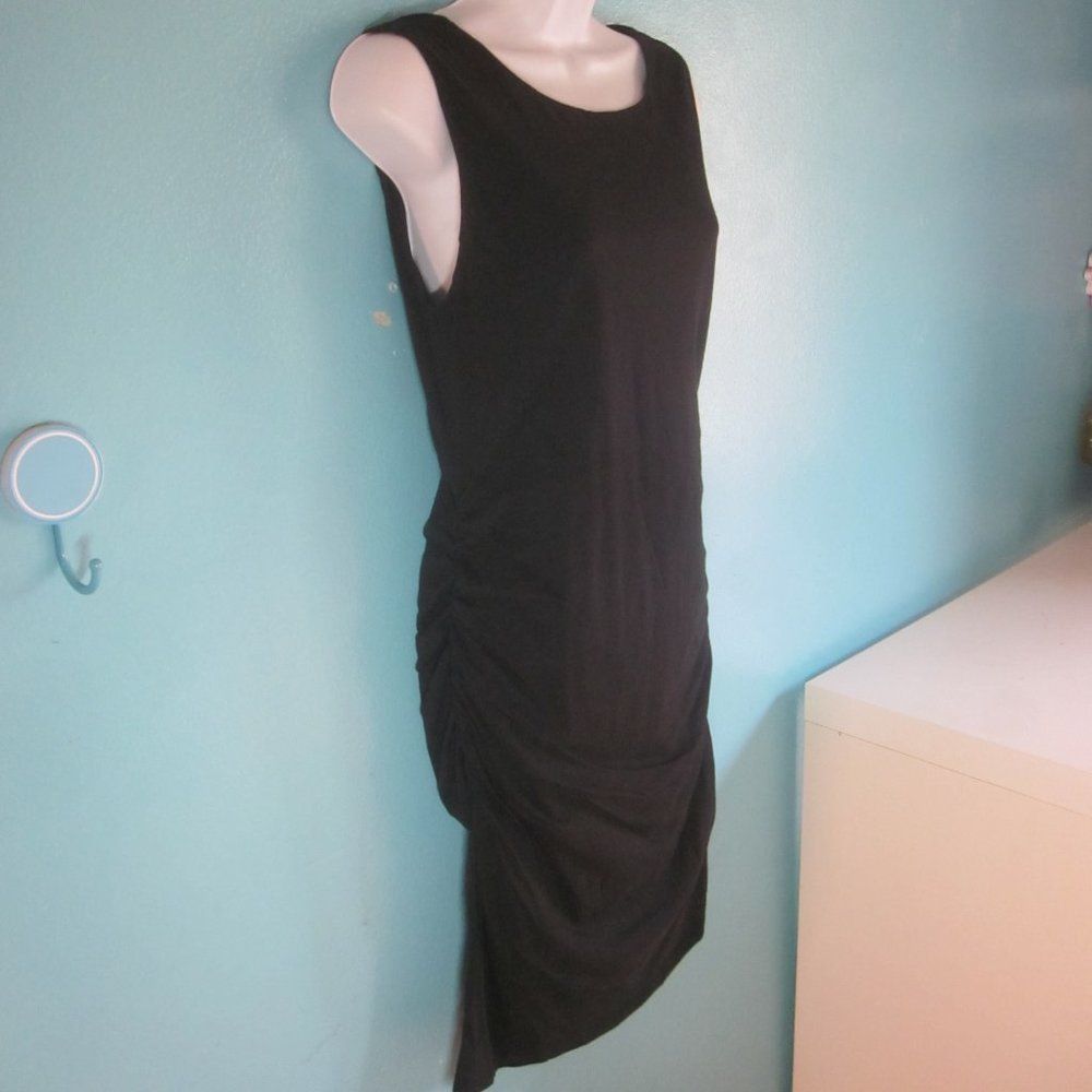 Saks Fifth Avenue FIRTH Cotton Ruched Bodycon Dress Size M Size M / US 6-8 / IT 42-44 - 5 Thumbnail