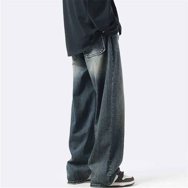 Jean × Vintage Button Pocket Loose Jeans Size US 32 / EU 48 - 5 Thumbnail
