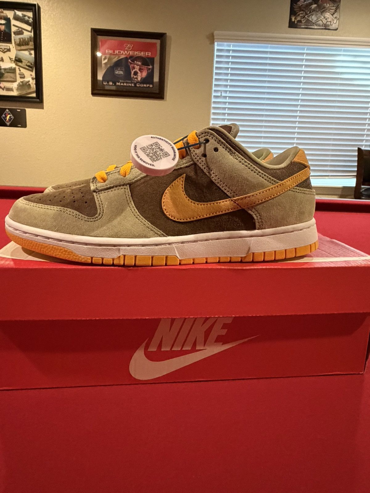 Nike Nike Dunk Low SE Dusty Olive Size 8.5 Replacement Box Size US 8.5 / EU 41-42 - 1 Thumbnail