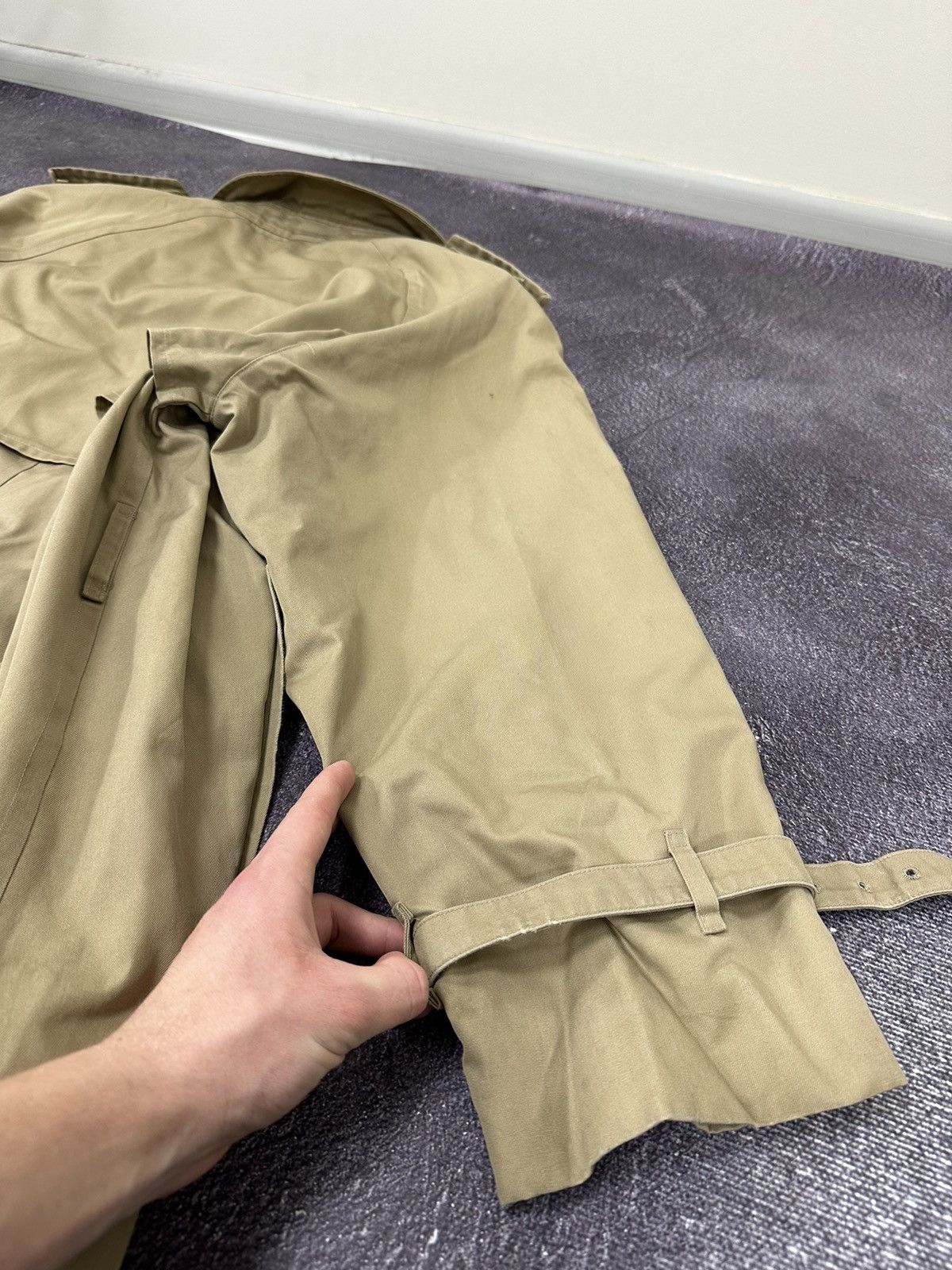 Burberry Vintage 90s Burberry Nova Check Luxury Designer Trench Coat Size US XL / EU 56 / 4 - 21 Thumbnail