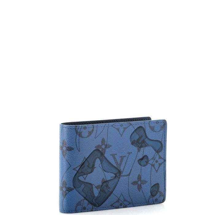 Louis Vuitton Slender Wallet, Blue, One Size
