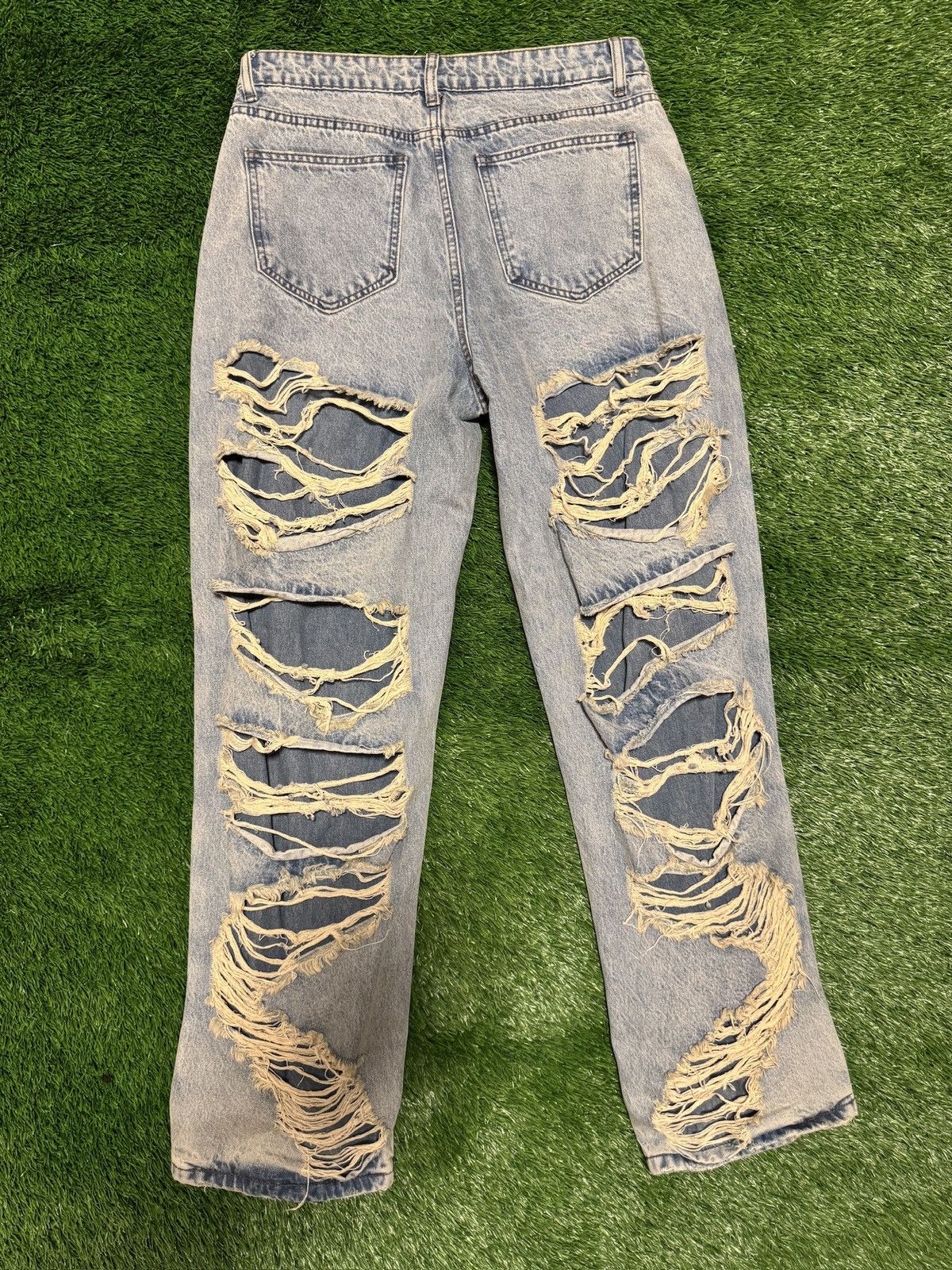 Vale Rare Vale Denim Distressed Jeans Size US 32 / EU 48 - 4 Thumbnail