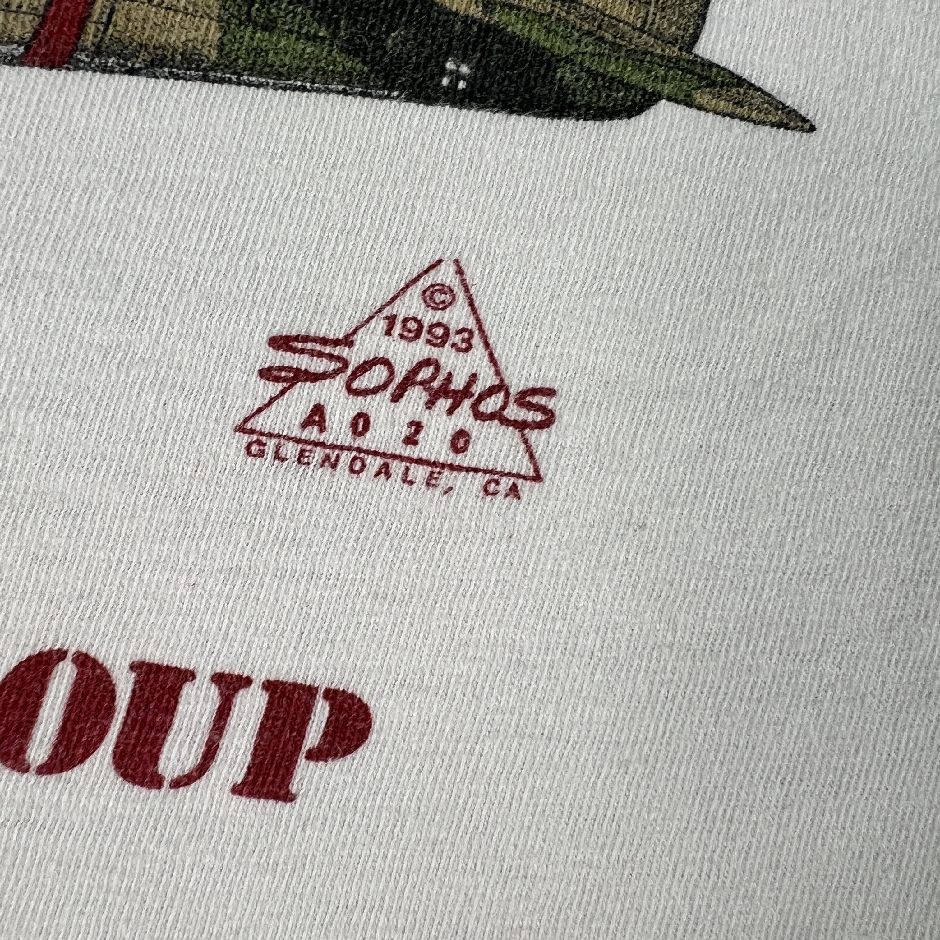 Other VTG 90s Flying Tiger Shirt White Dingy Fighter Plane Tee Size US M / EU 48-50 / 2 - 5 Thumbnail