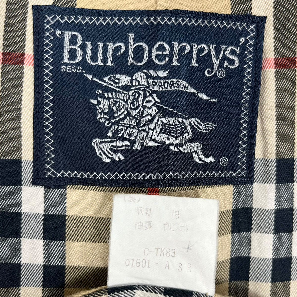 Burberry × Vintage Vintage 90’s Burberrys Men’s Trench Coat Size US S / EU 44-46 / 1 - 8 Thumbnail