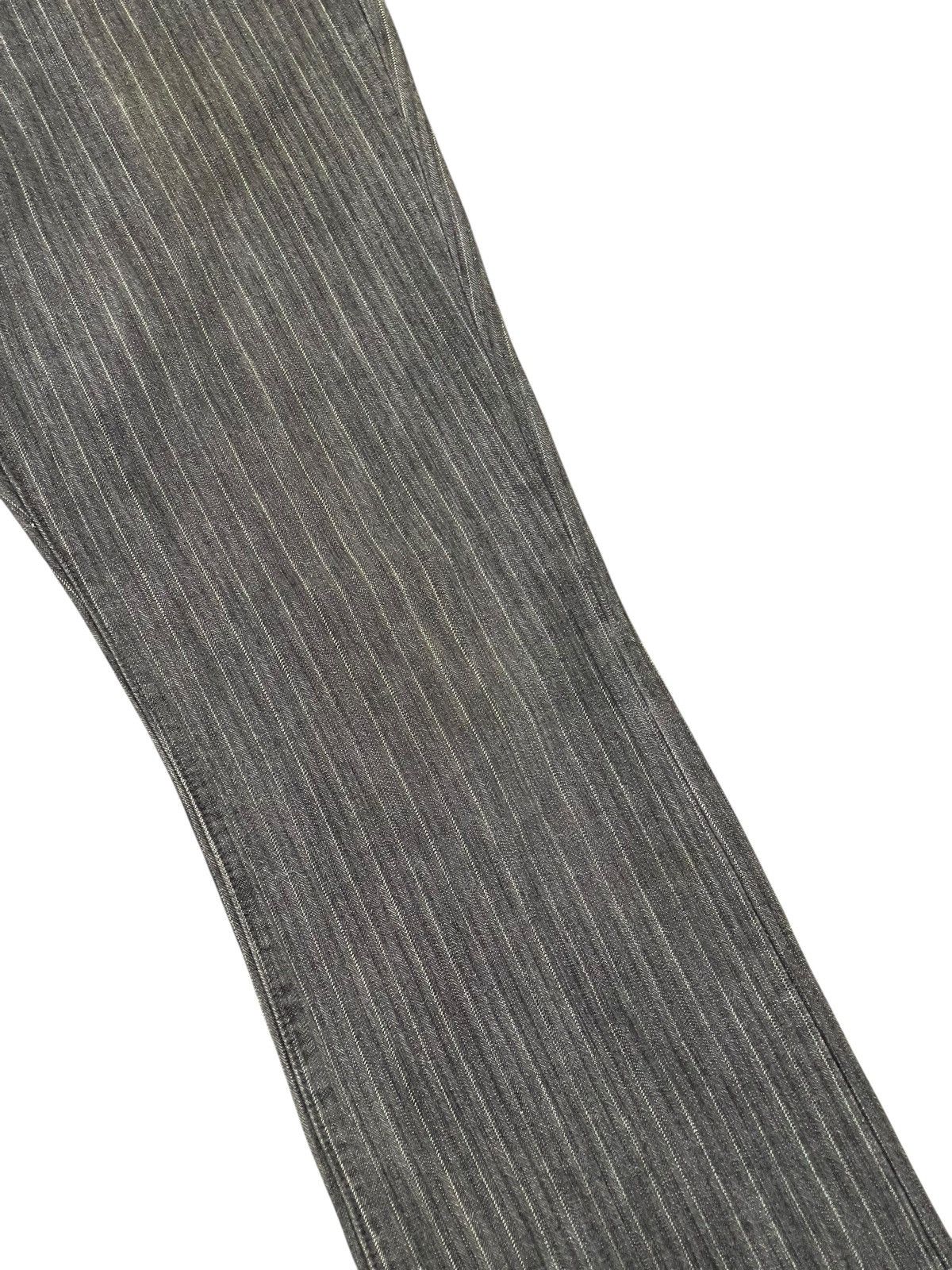Japanese Brand Flare Jeans UJ Japan Herringbones Striped Boot Cut 2🟦4 Size US 34 / EU 50 - 15 Thumbnail