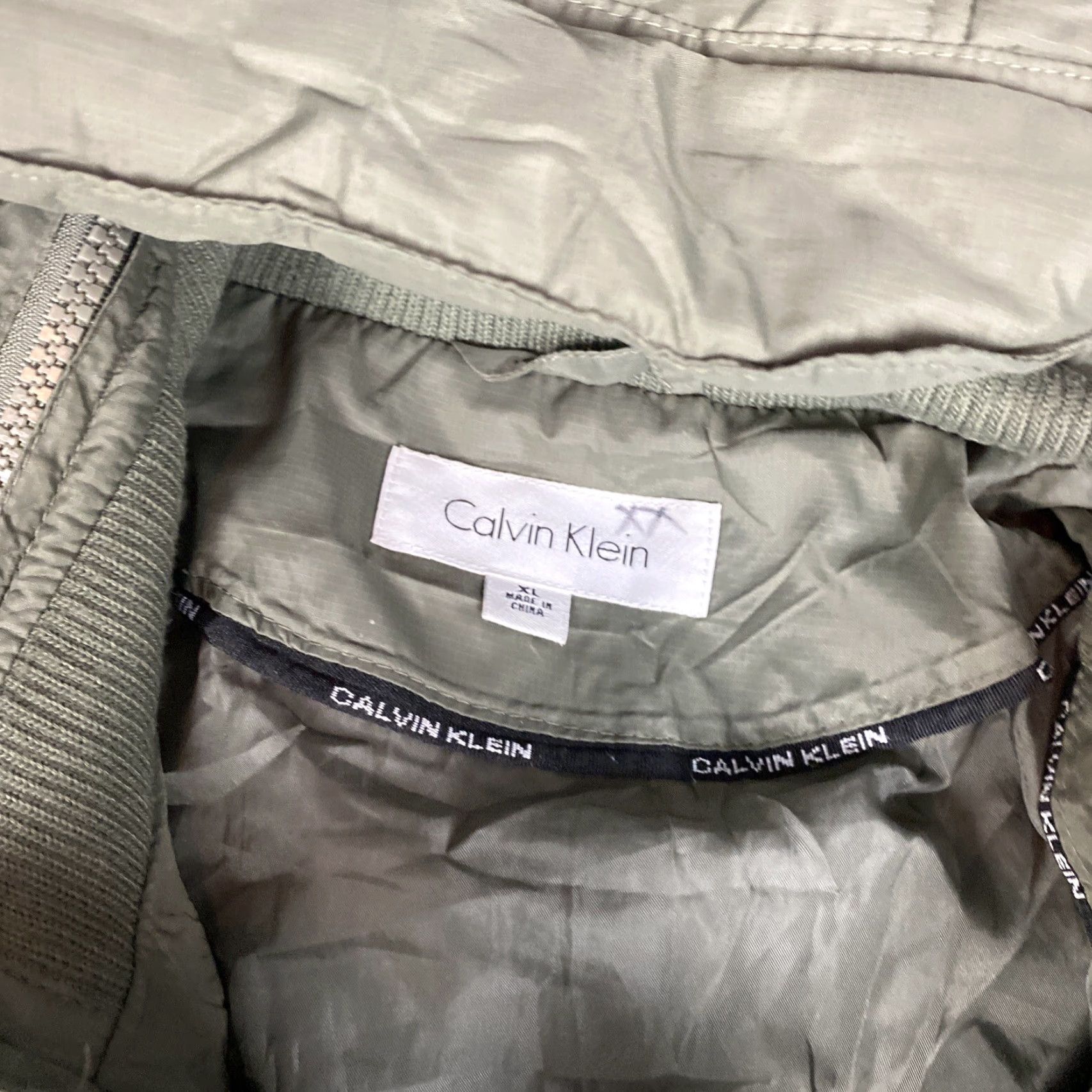 Calvin Klein Calvin Klein Down Feather Long Jacket Hoodie Coat XL Mens Green Size US XL / EU 56 / 4 - 5 Thumbnail