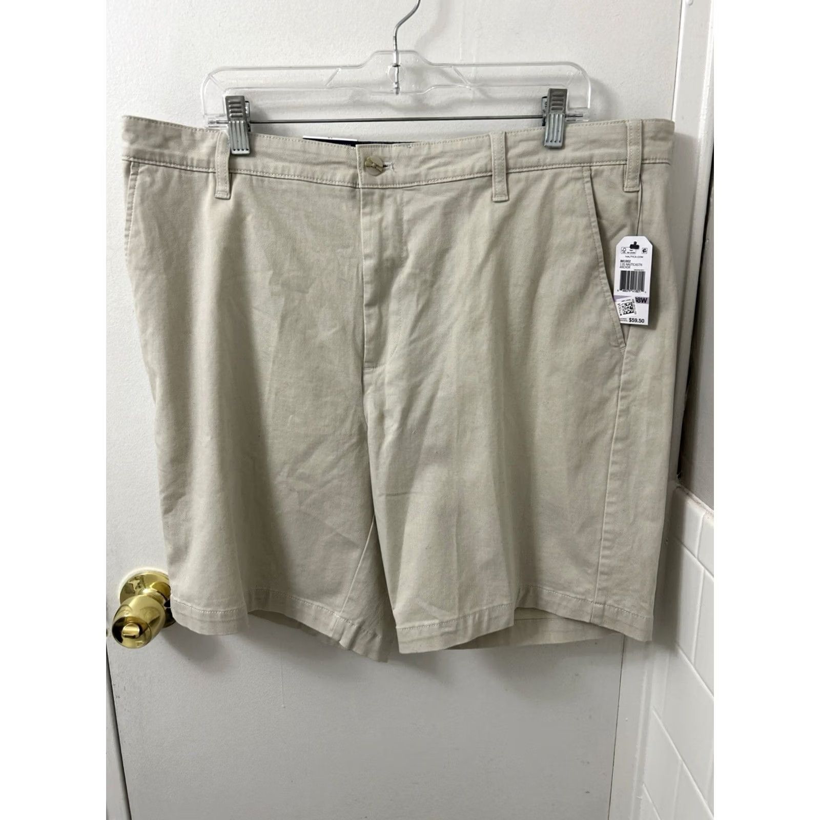 Nautica Nautica Deck Shorts Beige Classic Fit Stretch 38" Regular Inseam 8.5" NWT casual Men Size US 38 / EU 54 - 6 Thumbnail