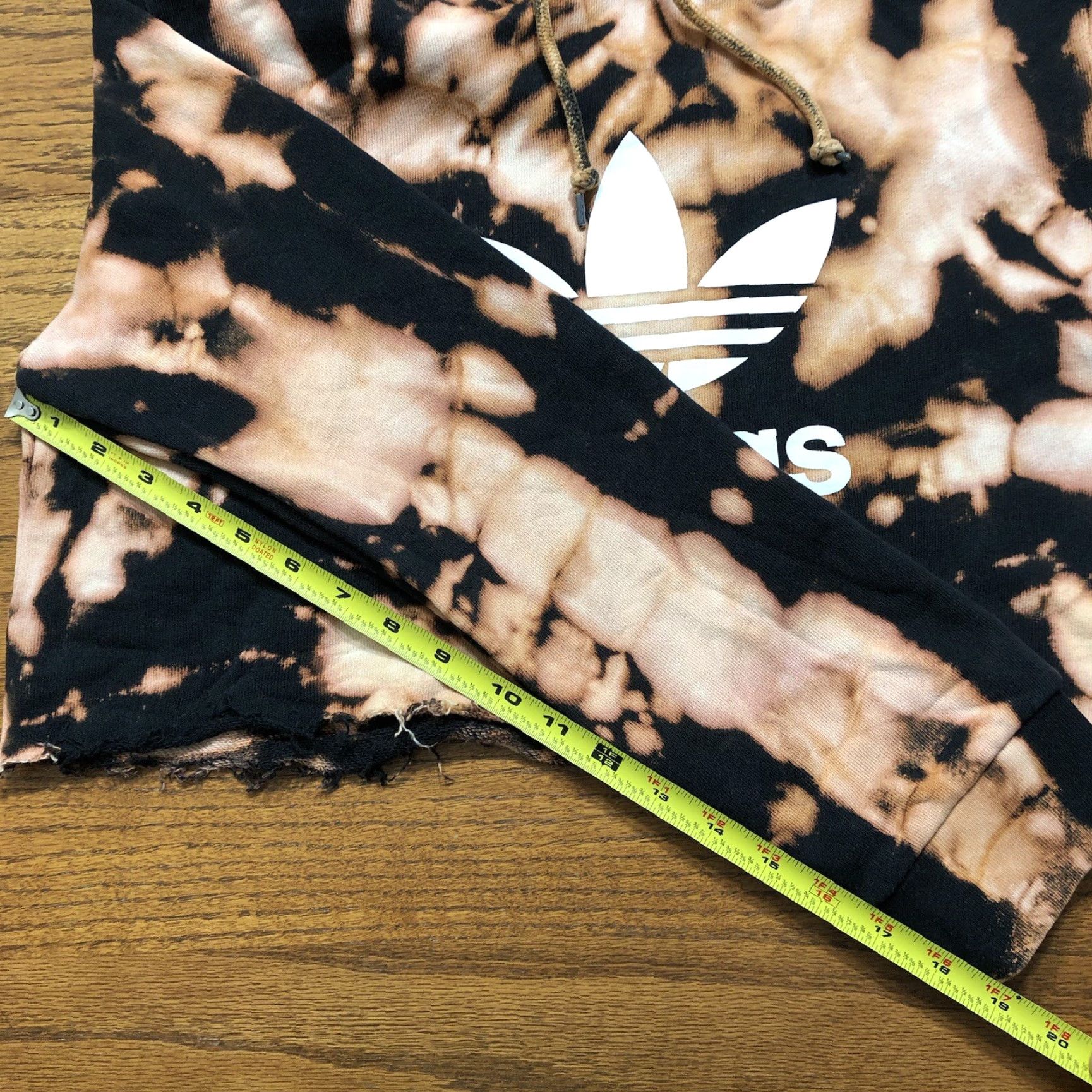 Adidas Adidas Sweatshirt Womens Medium Black Tie Dye Long Sleeve Crew Neck Pullover Acid Wash Graphic Casual 80s 90s Western Style Easy Care Size M / US 6-8 / IT 42-44 - 6 Thumbnail