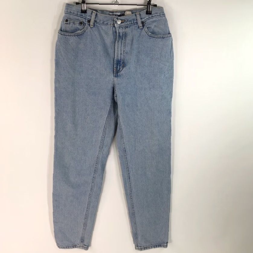 Gap GAP Womens Cropped Ankle Jeans Blue Light Wash 100% Cotton Slim Fit Size 12 Size 34" / US 12 / IT 48 - 5 Thumbnail