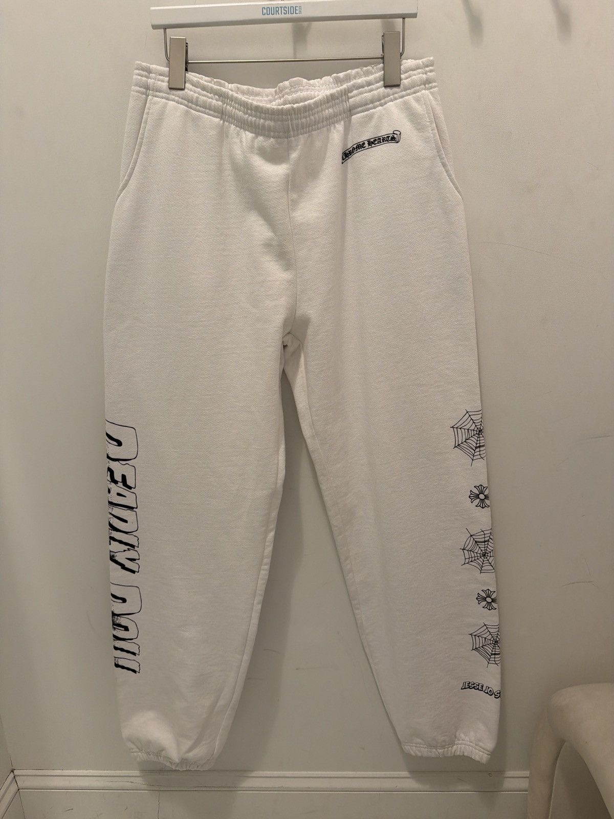 Chrome Hearts × Deadly Doll Chrome Hearts Deadly Doll Jesse Jo White Sweatpants Size US 38 / EU 54 - 1 Thumbnail