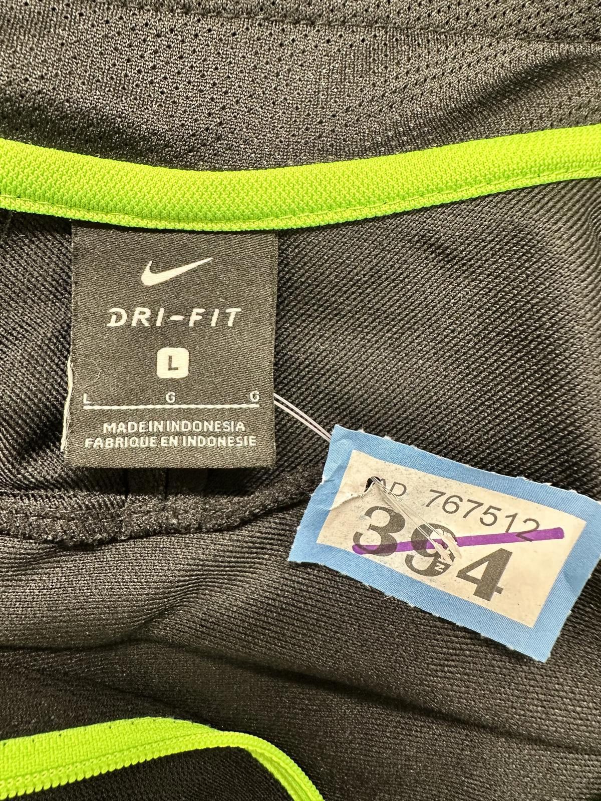 Nike Nike Dri-FIT Black and Neon Green Track Jacket Size L Size US L / EU 52-54 / 3 - 2 Thumbnail