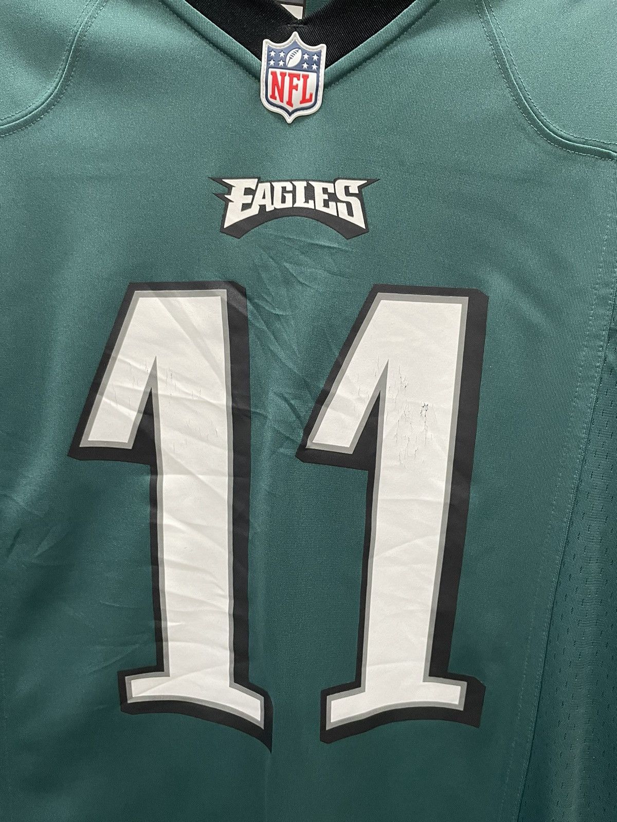 NFL Final Drop💥Philadelphia Eagles NFL Jersey Carson Wentz Size US S / EU 44-46 / 1 - 7 Thumbnail