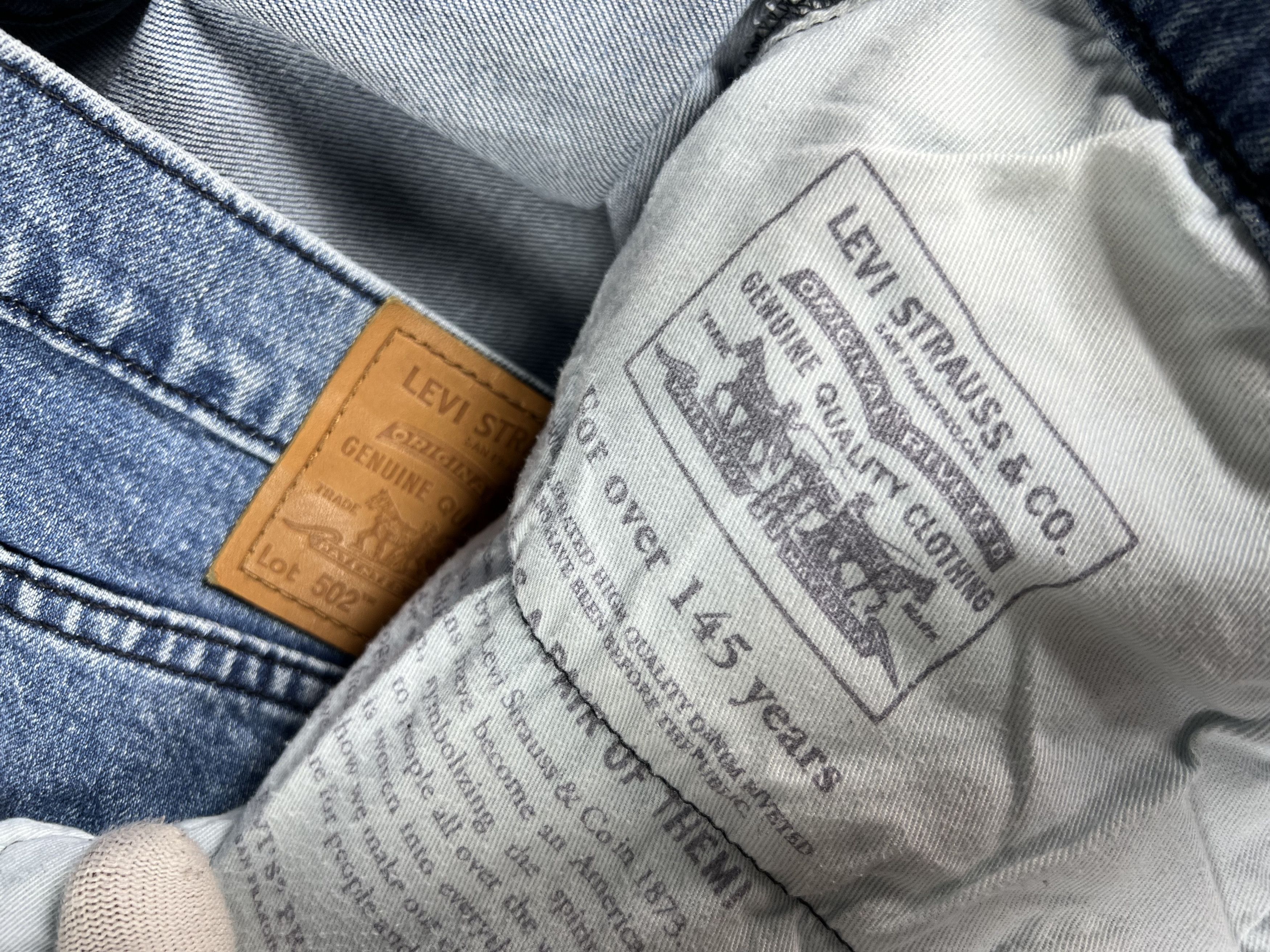 Levi's Levis 502 Denim Jeans 36x36 Size US 36 / EU 52 - 8 Thumbnail