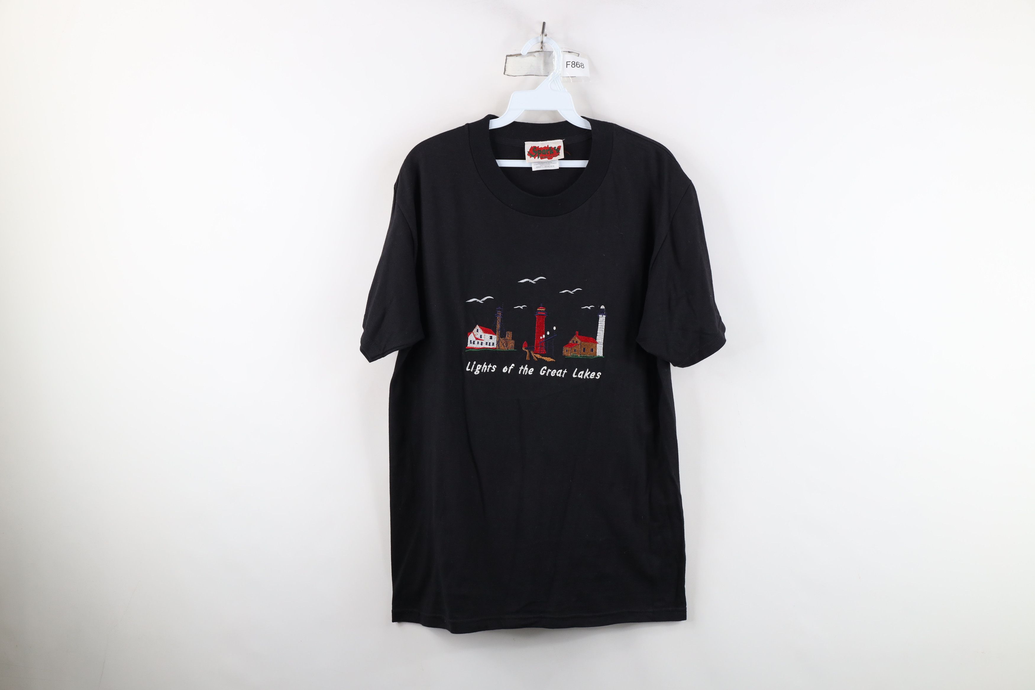 Vintage Vintage 90s Streetwear Lighthouses of the Great T-Shirt Size L / US 10 / IT 46 - 1 Thumbnail