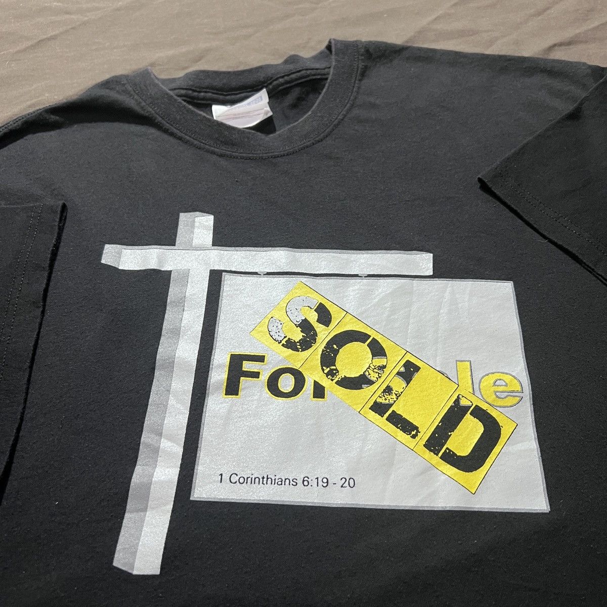 Vintage Vintage Y2K SOLD God Jesus Bible Holy Tee L Graphic Size US L / EU 52-54 / 3 - 1 Thumbnail