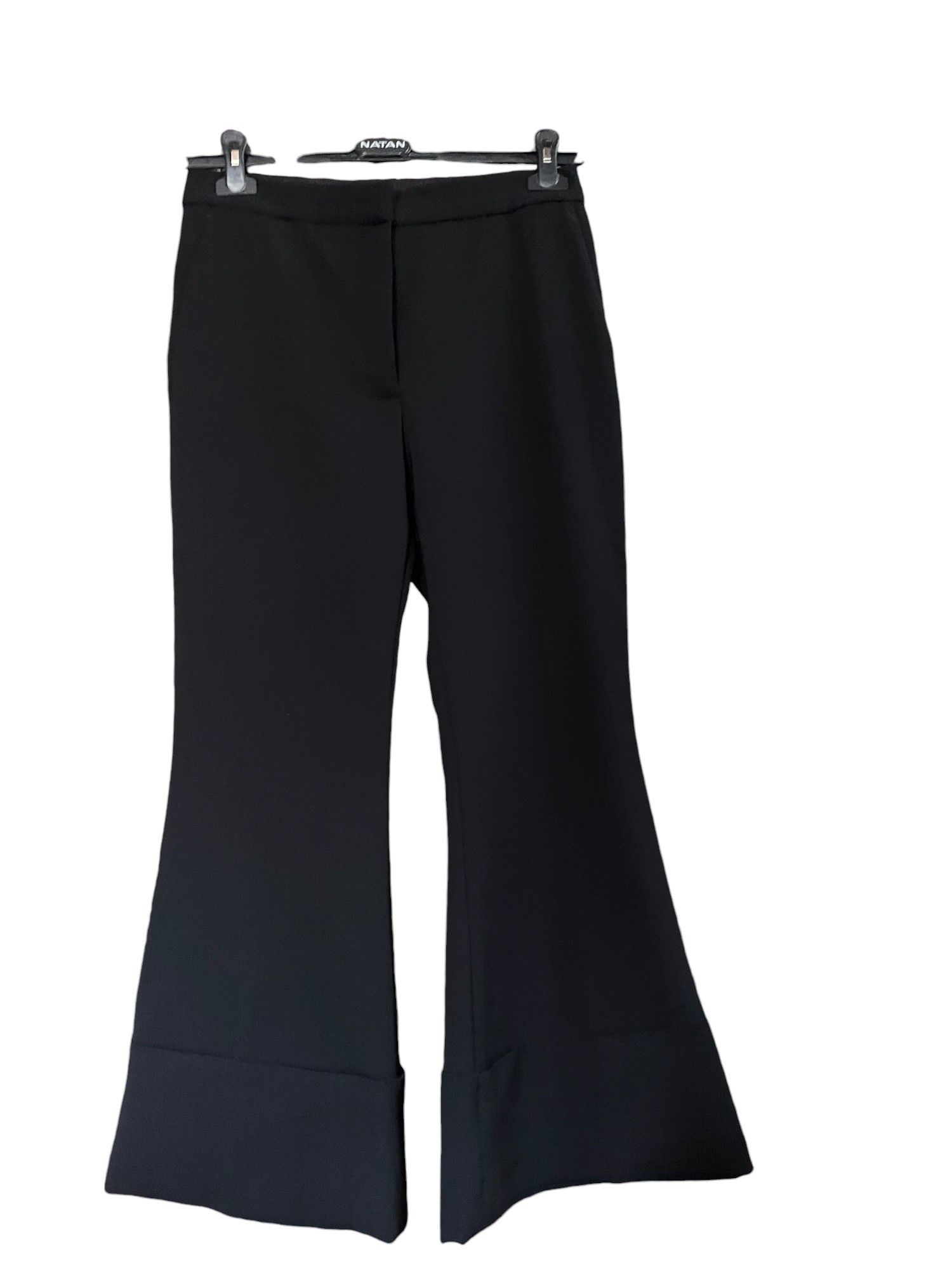 Stella McCartney Stella McCartney cropped wool flared cuffed wide leg pants Size 28" / US 6 / IT 42 - 1 Thumbnail