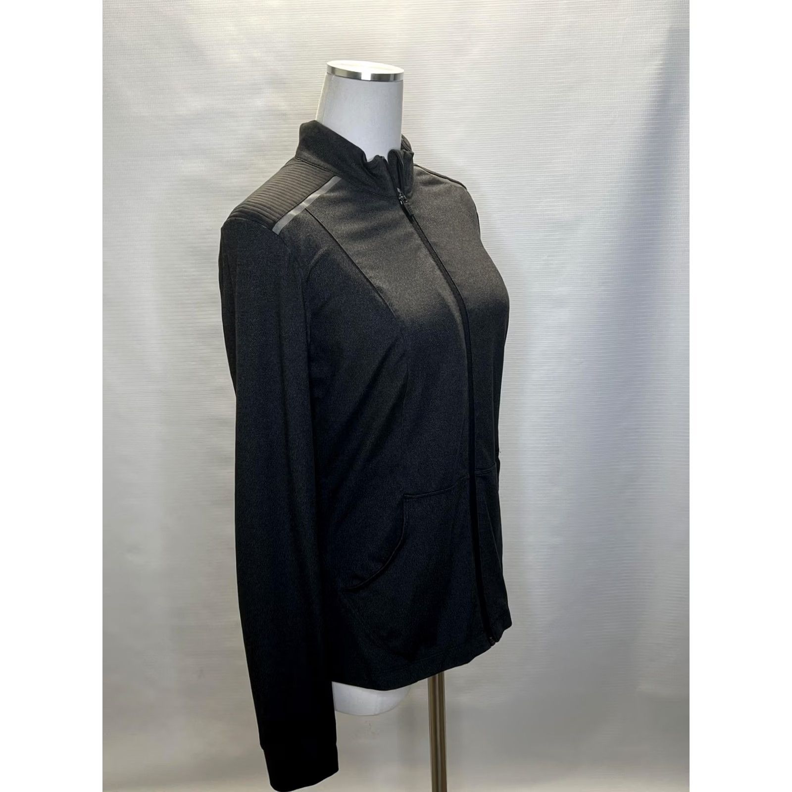 Vintage VINTAGE? 5.11 Tactical Jacket Womens Large Black Full Zip Stretch Activewear Thumbholes Size L / US 10 / IT 46 - 3 Thumbnail