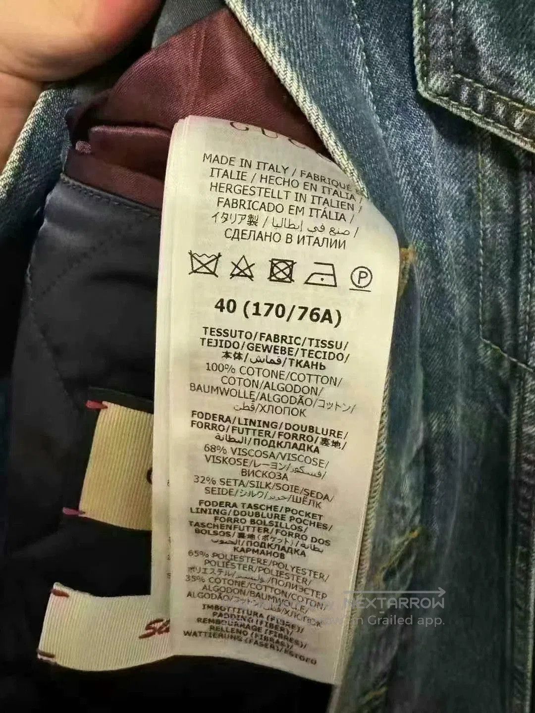Gucci new gucci denim jacket size 40. Size US M / EU 48-50 / 2 - 4 Thumbnail