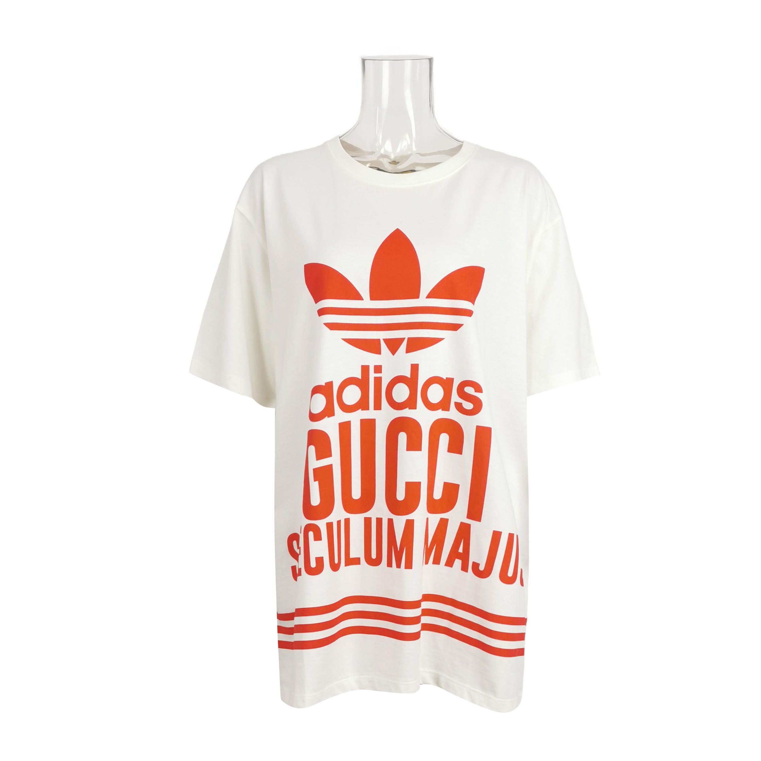Gucci Gucci x Adidas Logo T-Shirt Size L Size US L / EU 52-54 / 3 - 1 Thumbnail