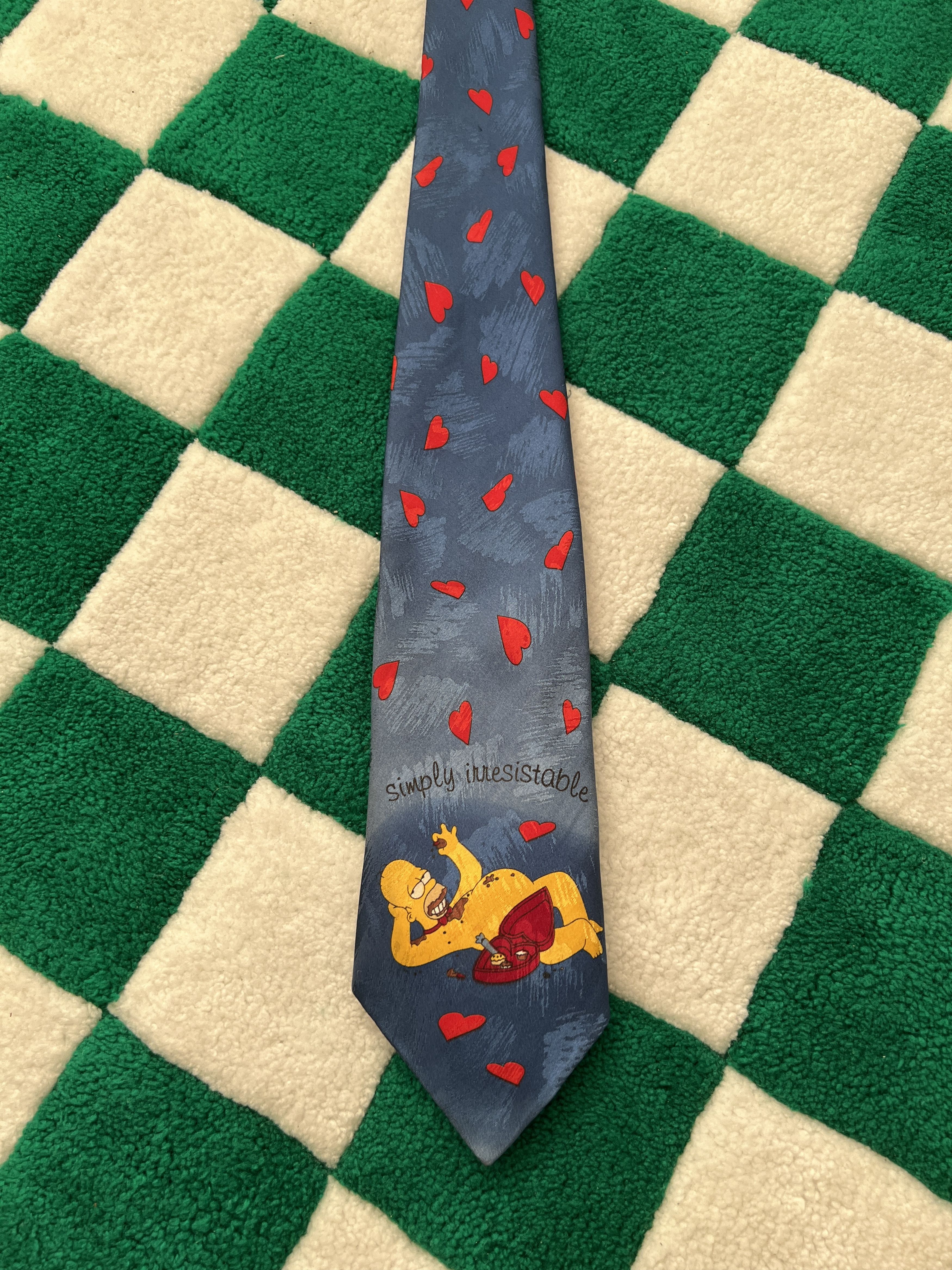 Cartoon Network The Simpsons 1998 Vintage Homer Cartoon tie Size ONE SIZE - 1 Thumbnail