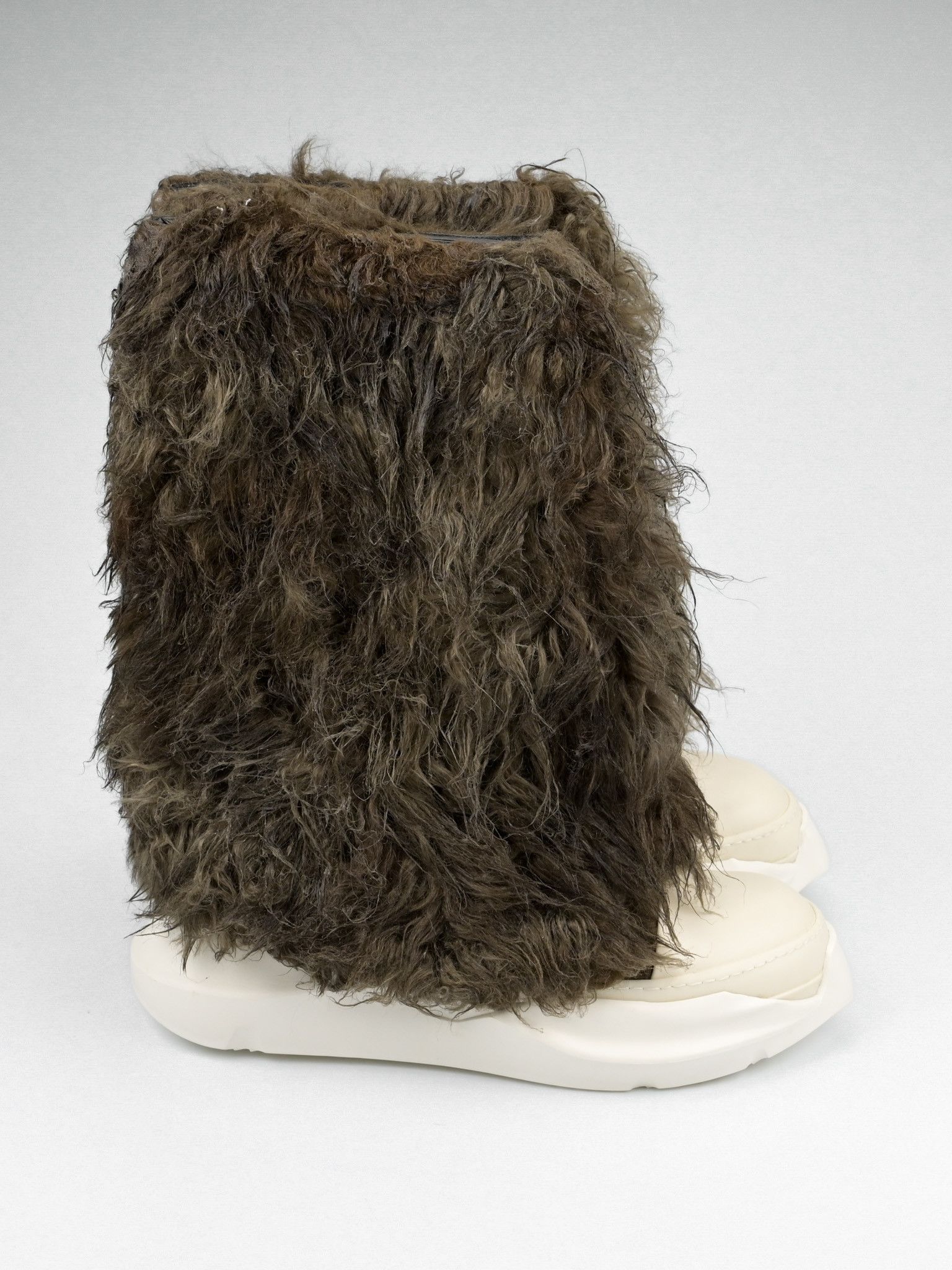 Rick Owens Drkshdw Faux-Fur Abstract Boots Size US 11 / EU 44 - 3 Thumbnail