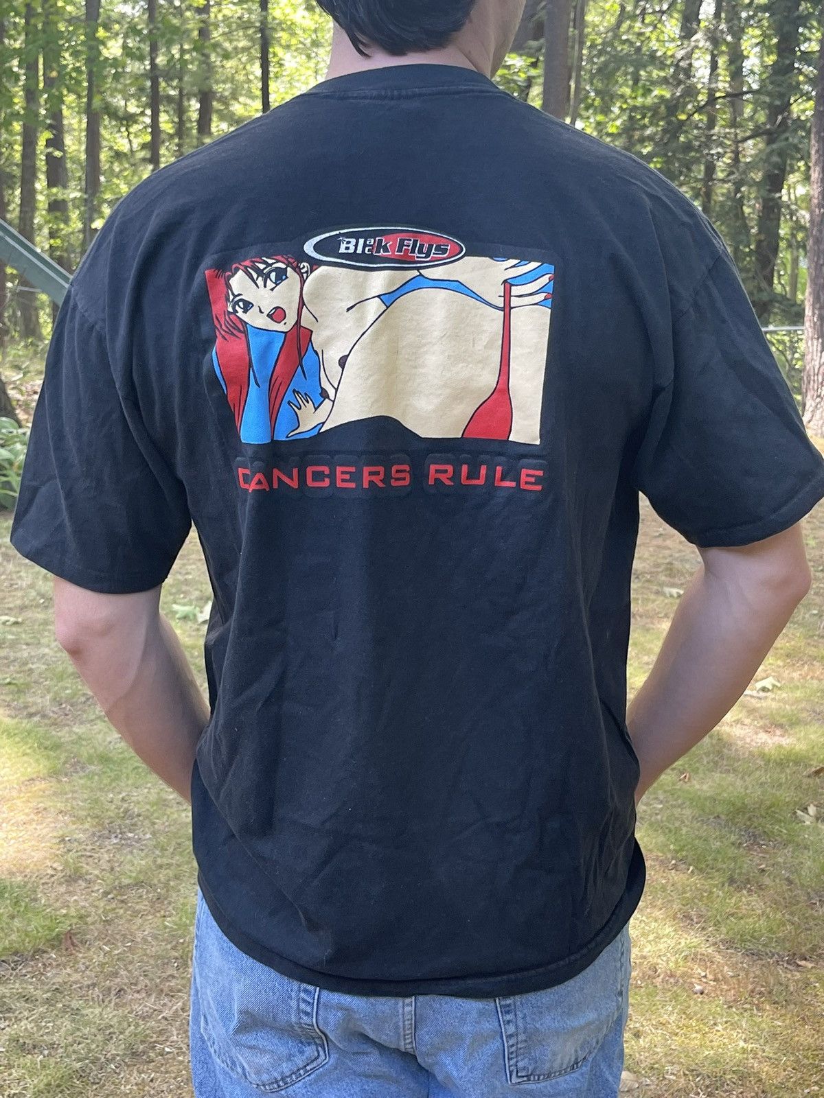 Other Vintage 90s Black Flys “Dancers Rule” Tee – XL – Rare Size US XL / EU 56 / 4 - 3 Thumbnail