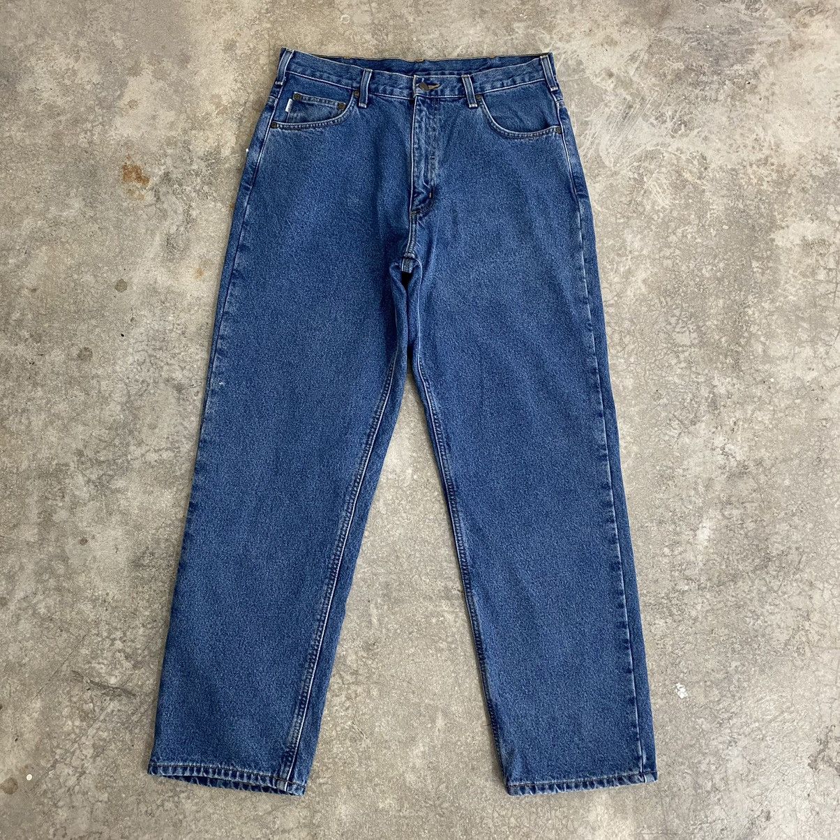 Carhartt Vintage Carhartt Blanket Lined Relaxed Fit Denim Jeans Size US 35 - 6 Thumbnail