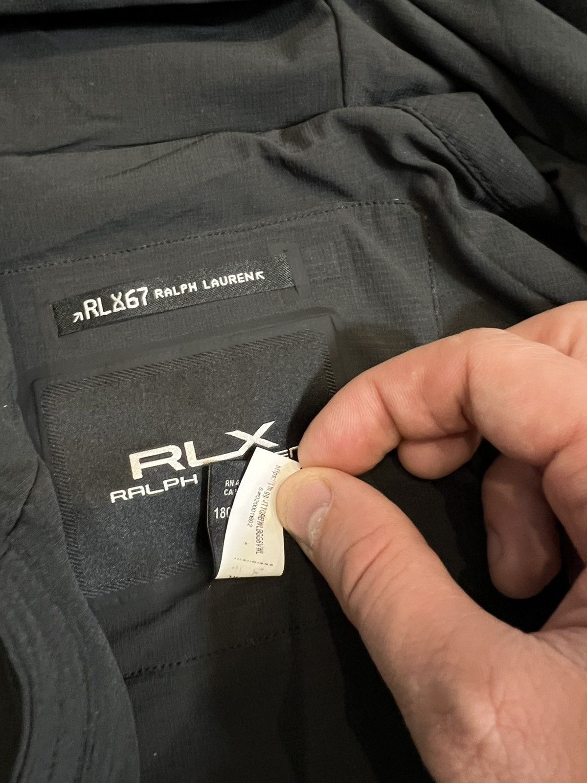 RLX Polo Ralph Lauren Ripstop Ultralight Tech Hooded Jacket