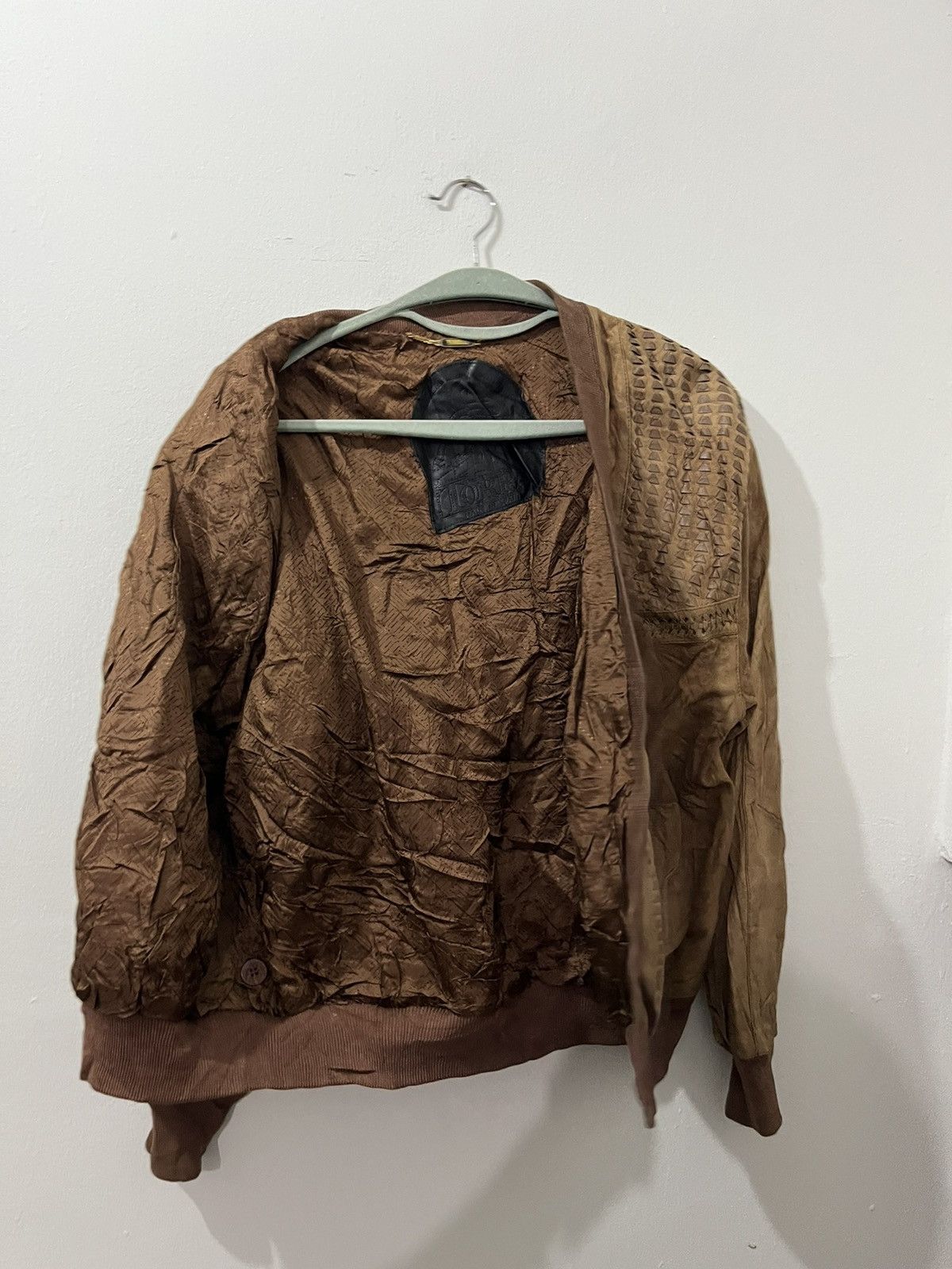 Branded Leather 80s TORRAS NAVAJO TRIBAL NATIVES MADE IN SPAIN Size US L / EU 52-54 / 3 - 11 Thumbnail