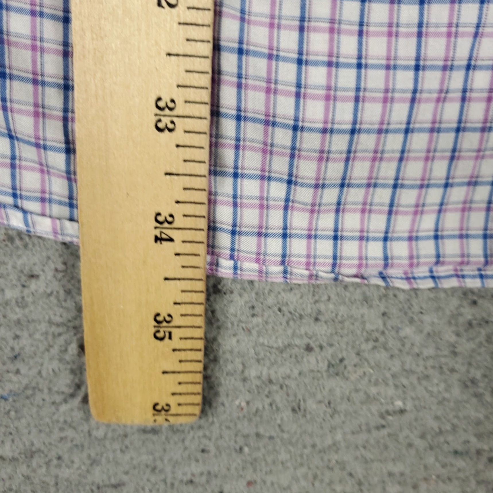 Ralph Lauren Ralph Lauren Shirt Mens 16 Purple Blue Plaid Pony Dress Button Up Long Sleeve Shirt Size 42R - 5 Thumbnail
