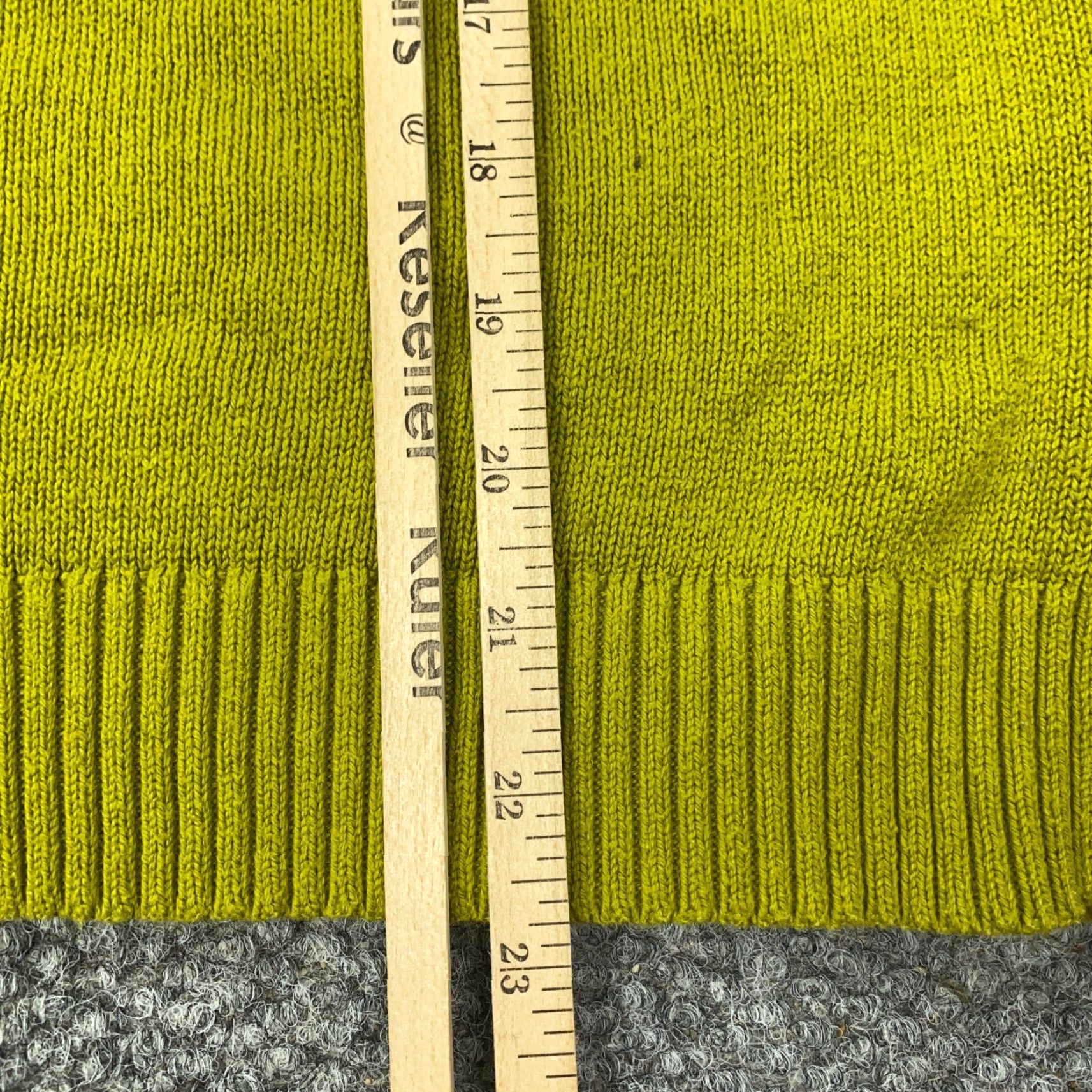 Banana Republic Banana Republic Sweater Womens Medium Green Angora Rabbit Hair Blend Cable Knit Pullover Long Sleeve Boat Neck Size M / US 6-8 / IT 42-44 - 6 Thumbnail
