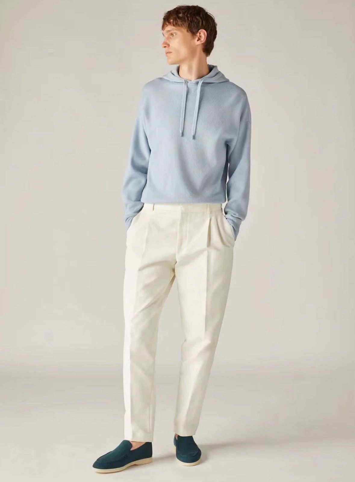 Loro Piana Loro Piana Men's Cashmere Hoodie - dmc Size US L / EU 52-54 / 3 - 1 Thumbnail