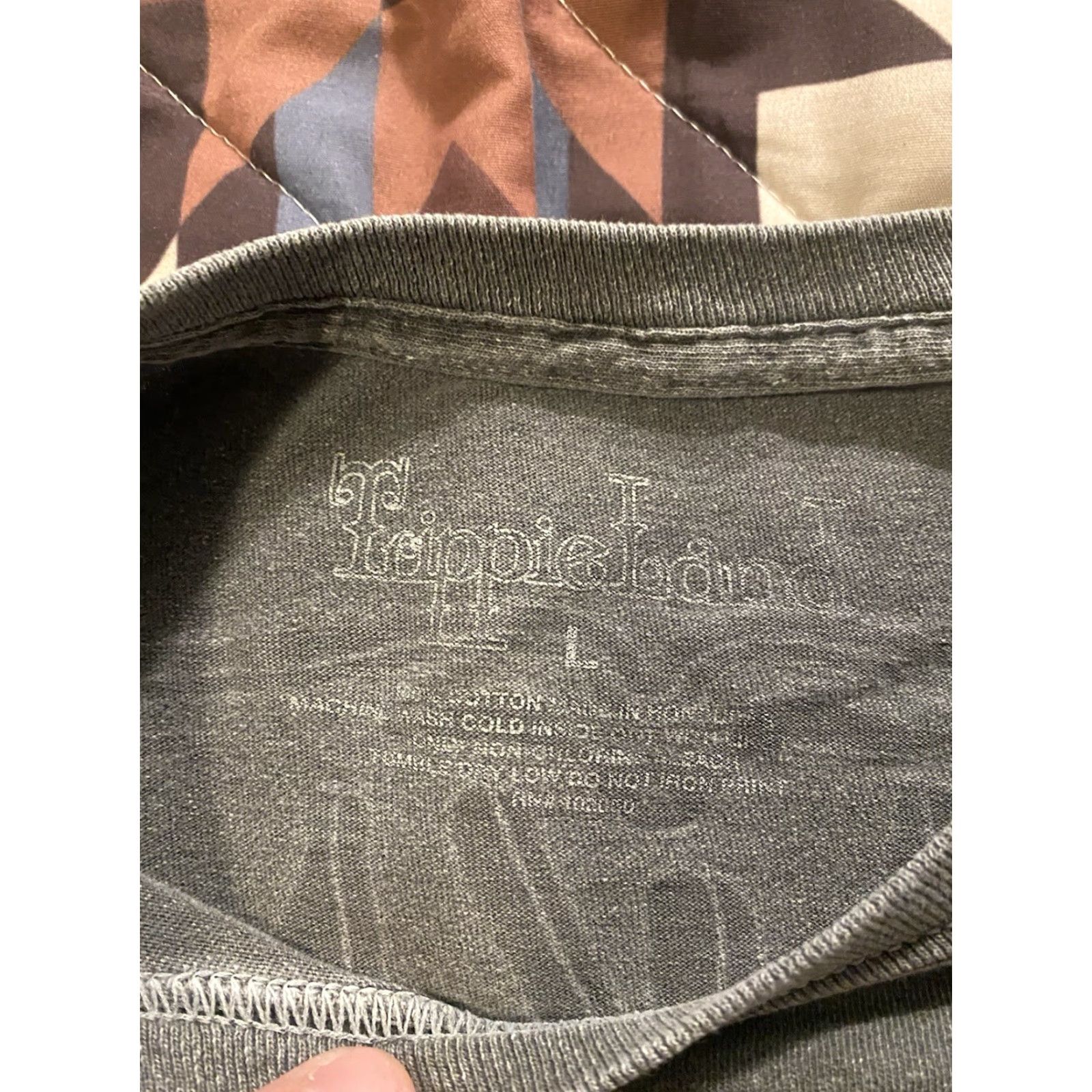Doublet VINTAGE Trippie Redd Trippieland Double Sided Long Sleeve T Shirt Gray Large Distressed Size US L / EU 52-54 / 3 - 3 Thumbnail