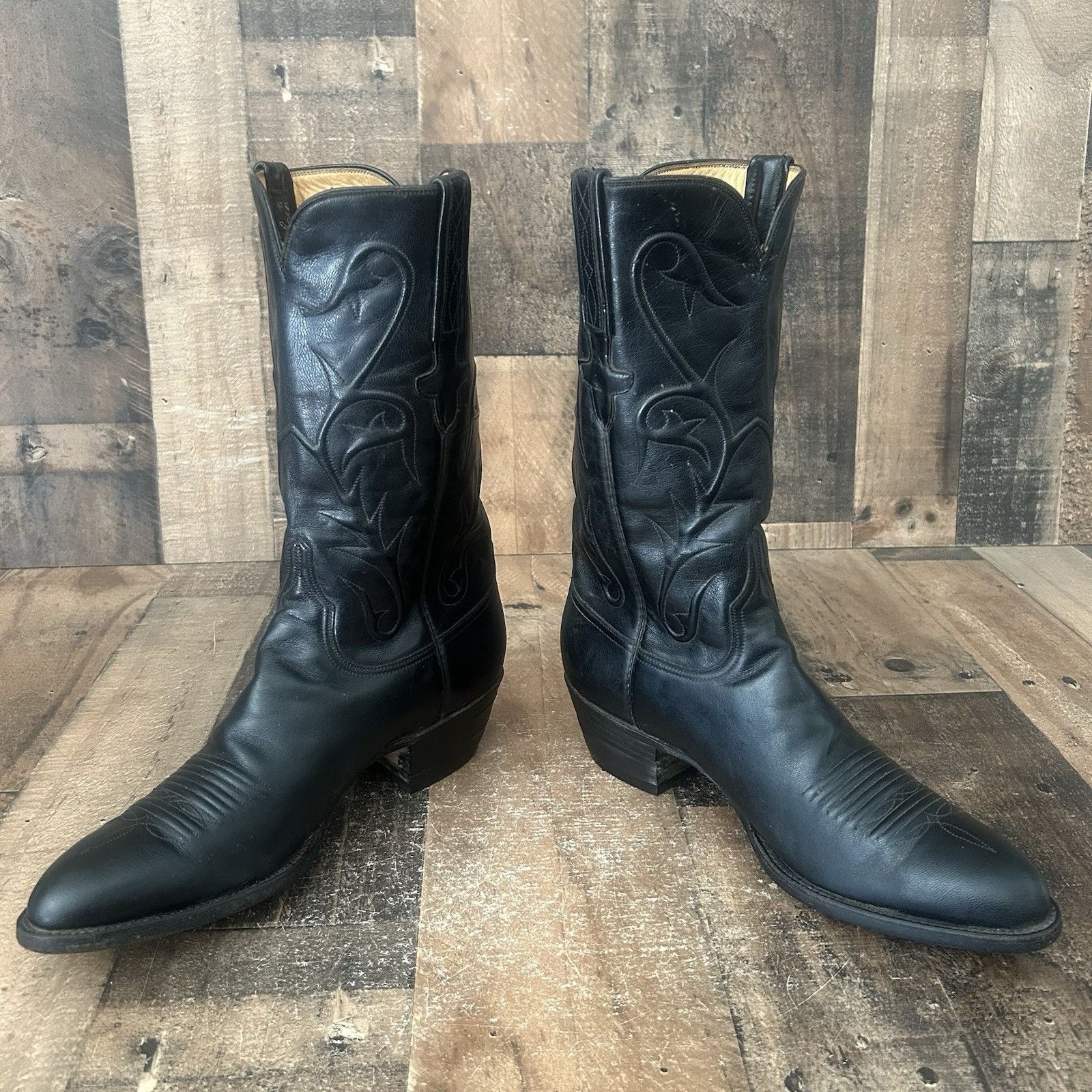 Lucchese Lucchese Classics L681584 Black Cowboy Boots Womens 10.5 B Size US 10.5 / IT 40.5 - 11 Thumbnail
